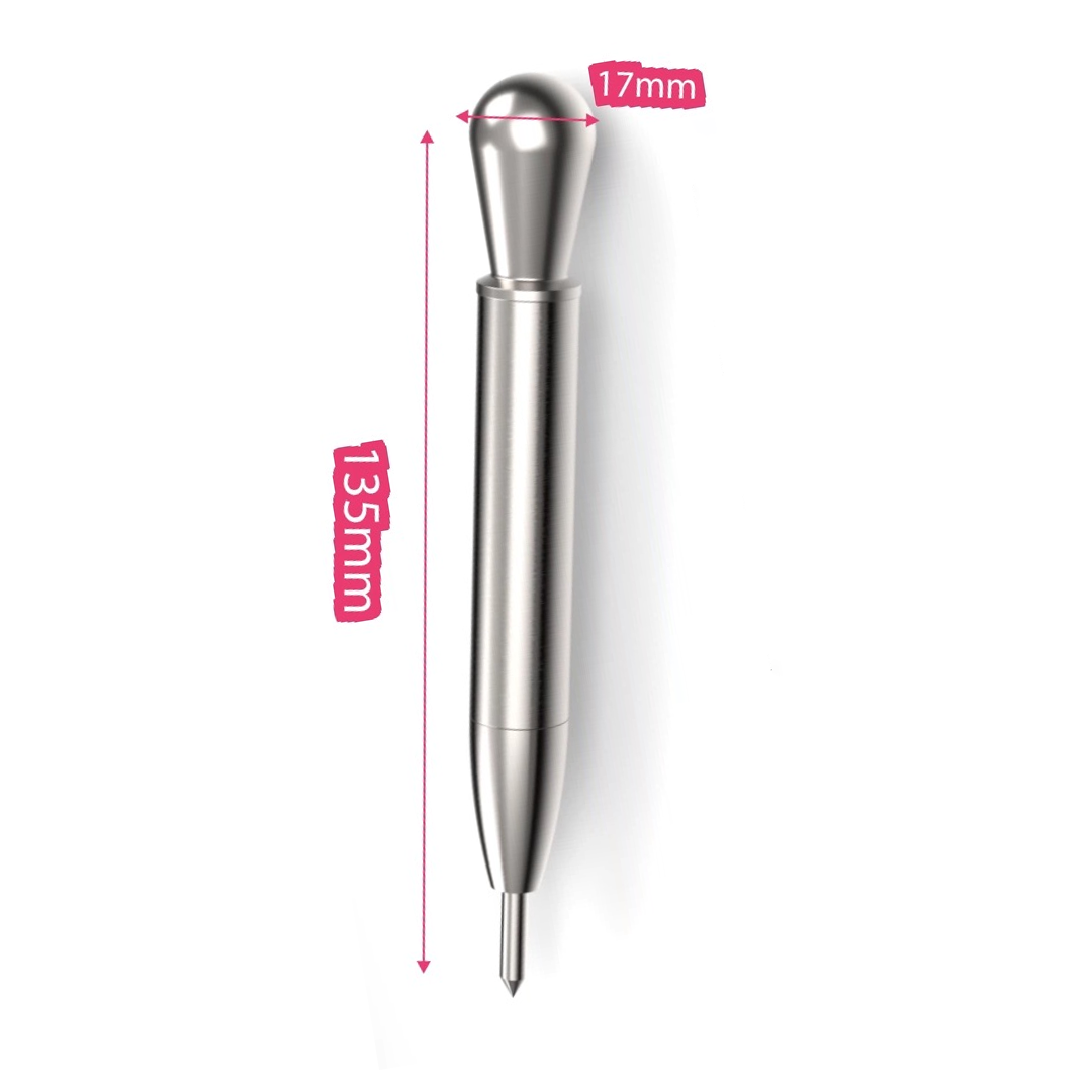 304 Stainless Steel Manual Center Punch Tool (Tungsten Steel Tip)