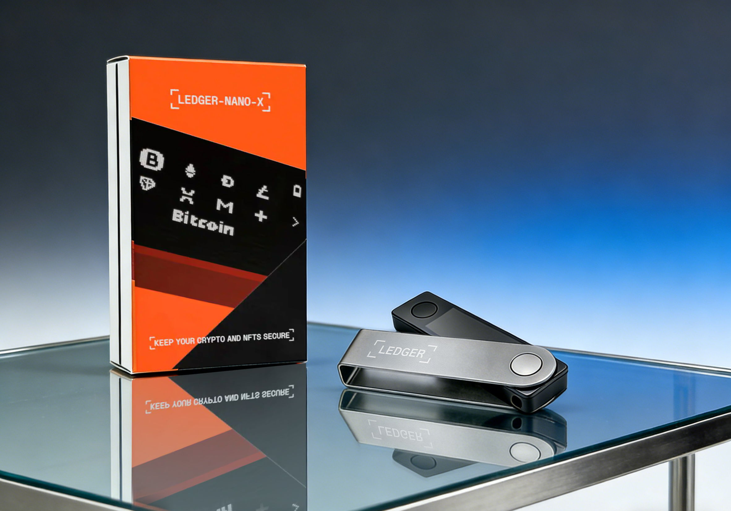 Ledger Nano X Cold Wallet | Bluetooth Hardware Wallet | Offline Storage for Crypto Assets | Securely Manage Bitcoin, Ethereum, and Various Digital Currencies