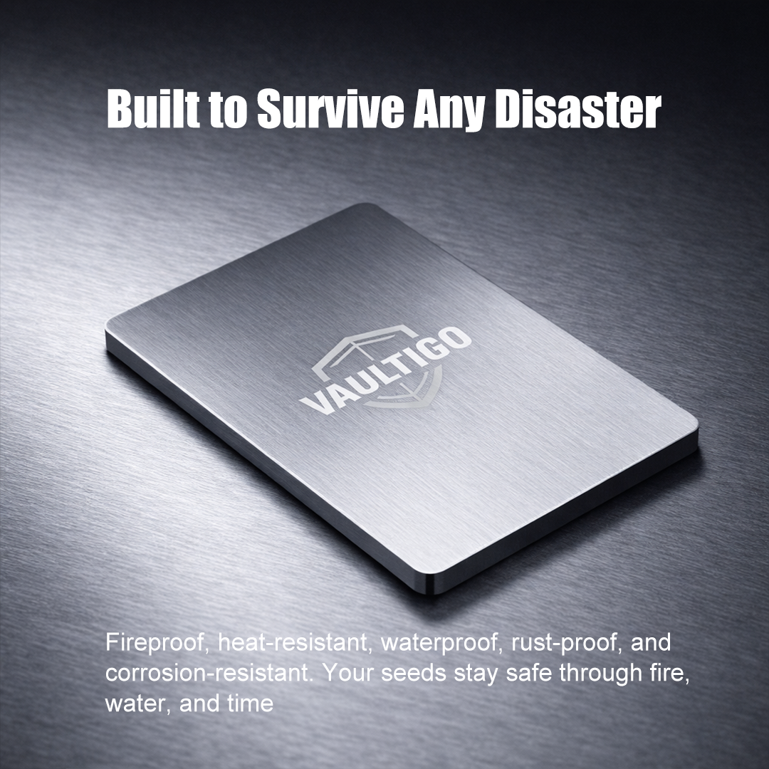 Vaultigo titanium rectangle seed plate disaster resistance