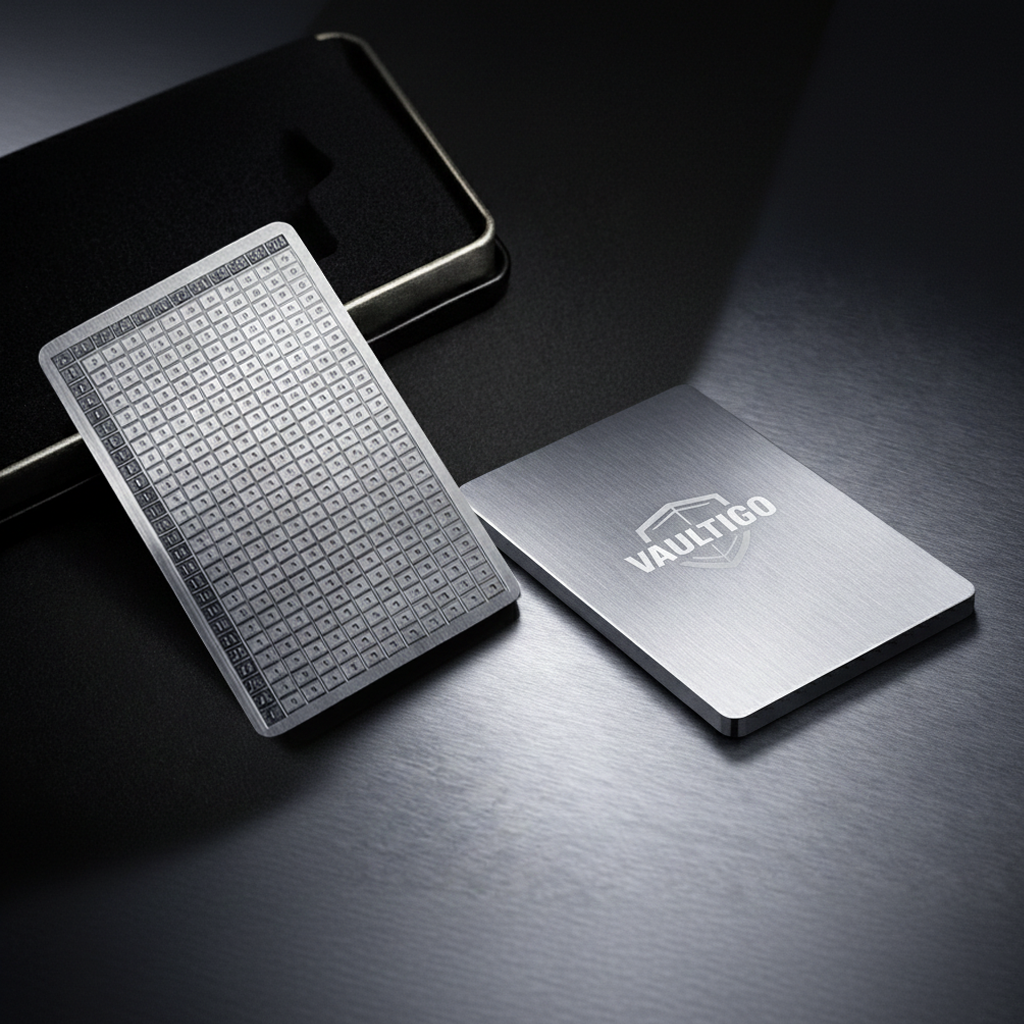 Vaultigo titanium rectangle seed plate stack side angle