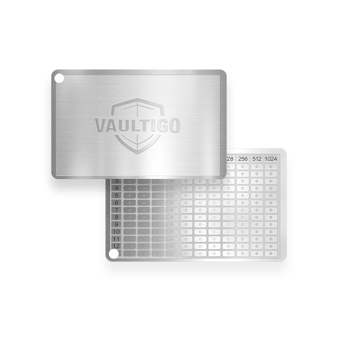 vaultigo titanium seed plate stack side view