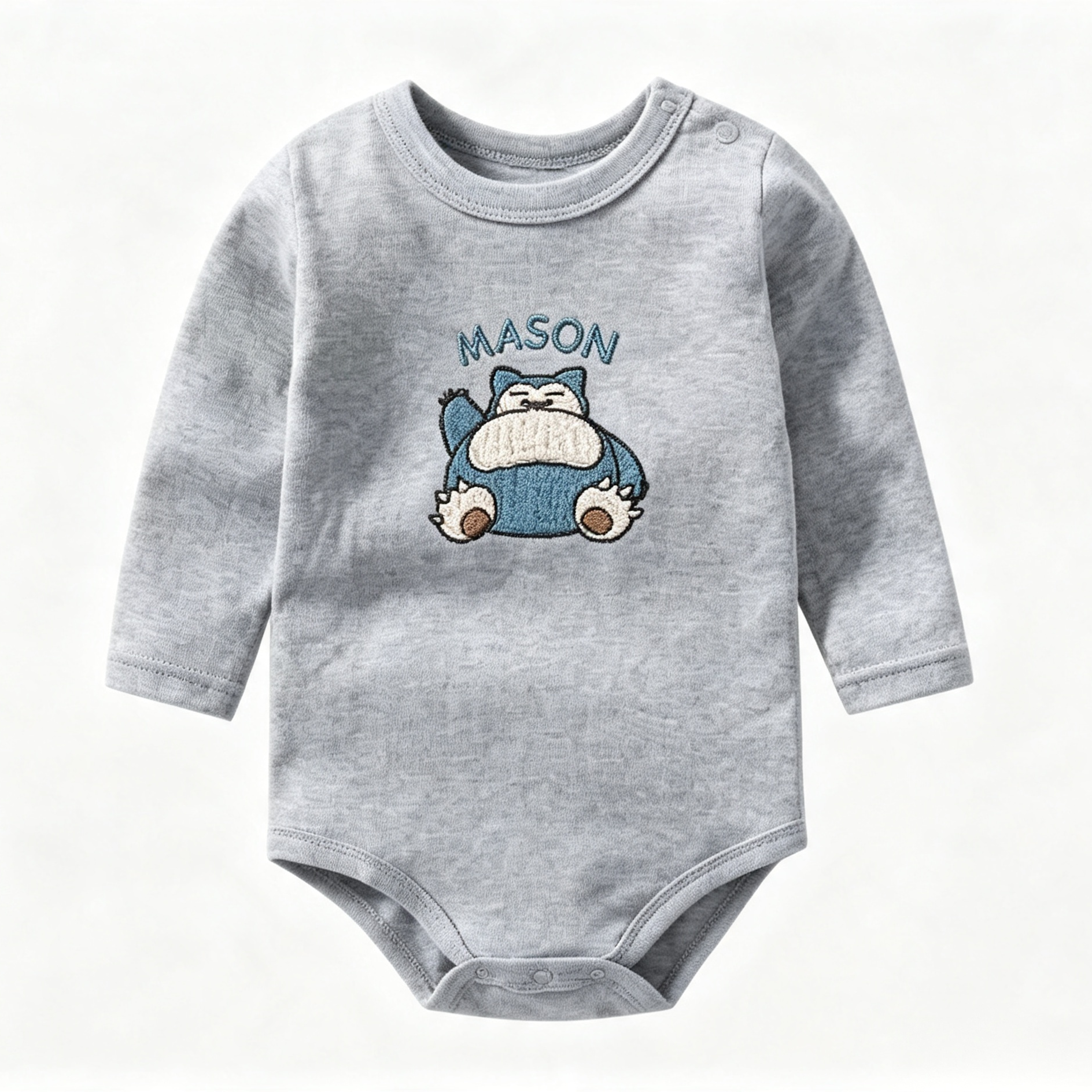 Embroidered Personalized Name Baby PKM Romper