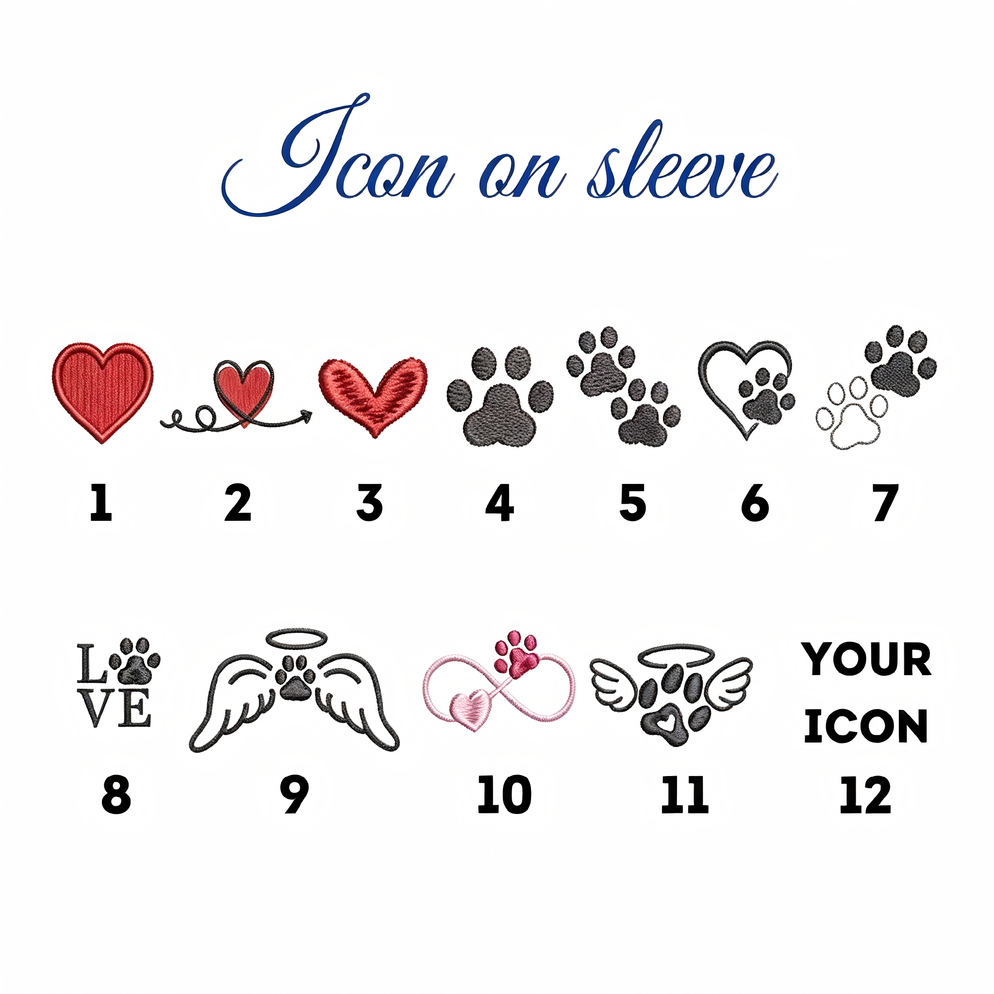 Embroidered Dog Dad Sweatshirt With Pet Photo
