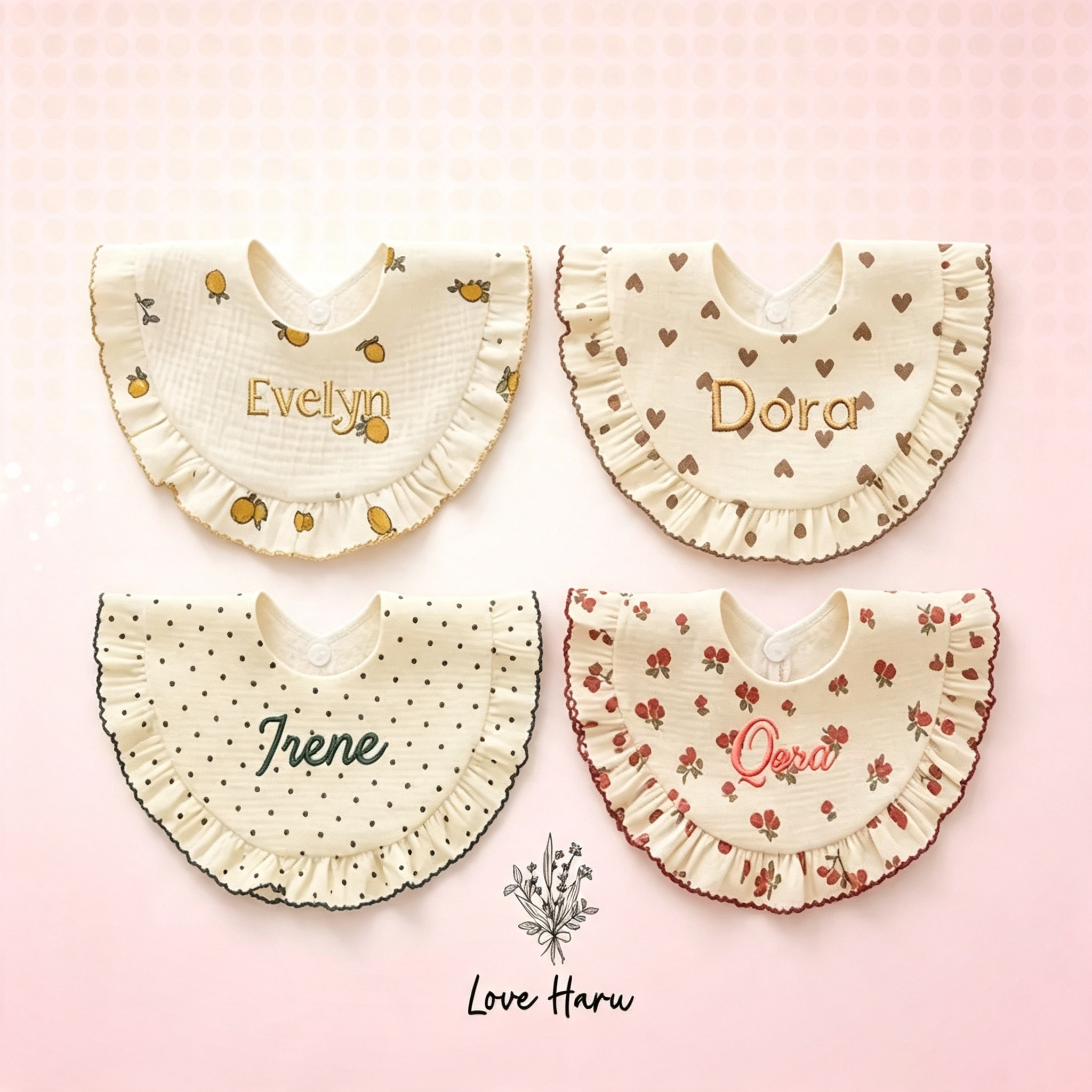 Custom baby bibs,personalized burp cloths