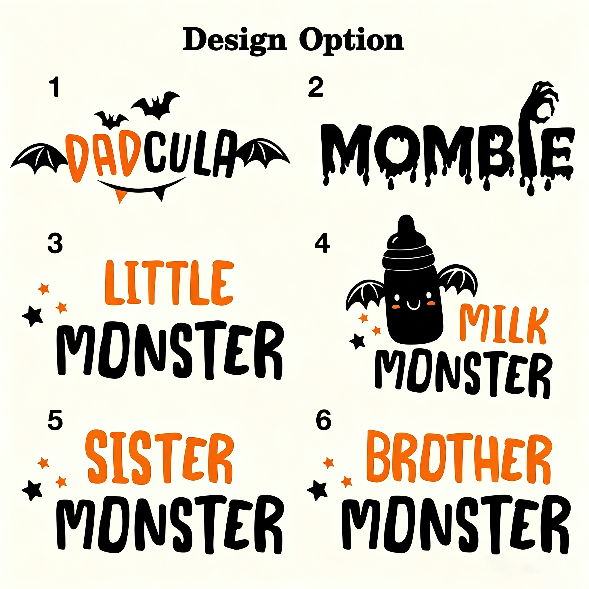Halloween Family Matching Print Swearshirt Outfits