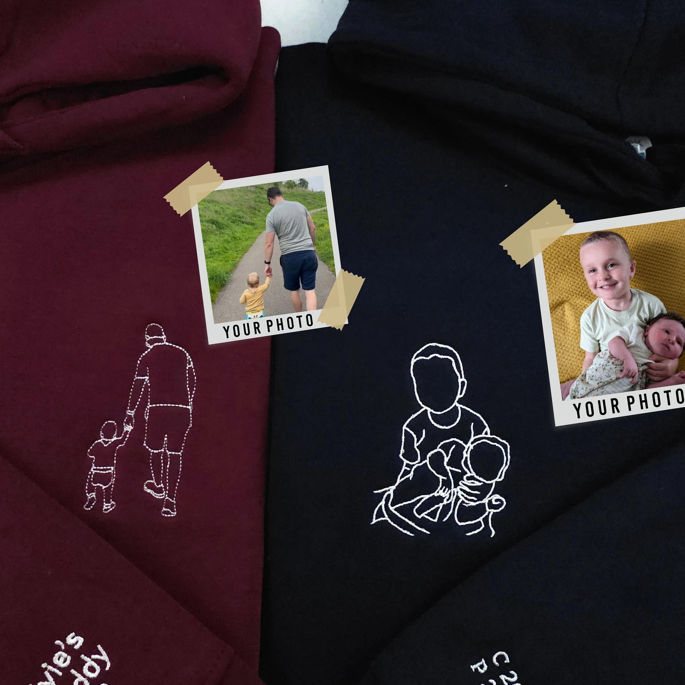 Custom Dad Photo Hoodie