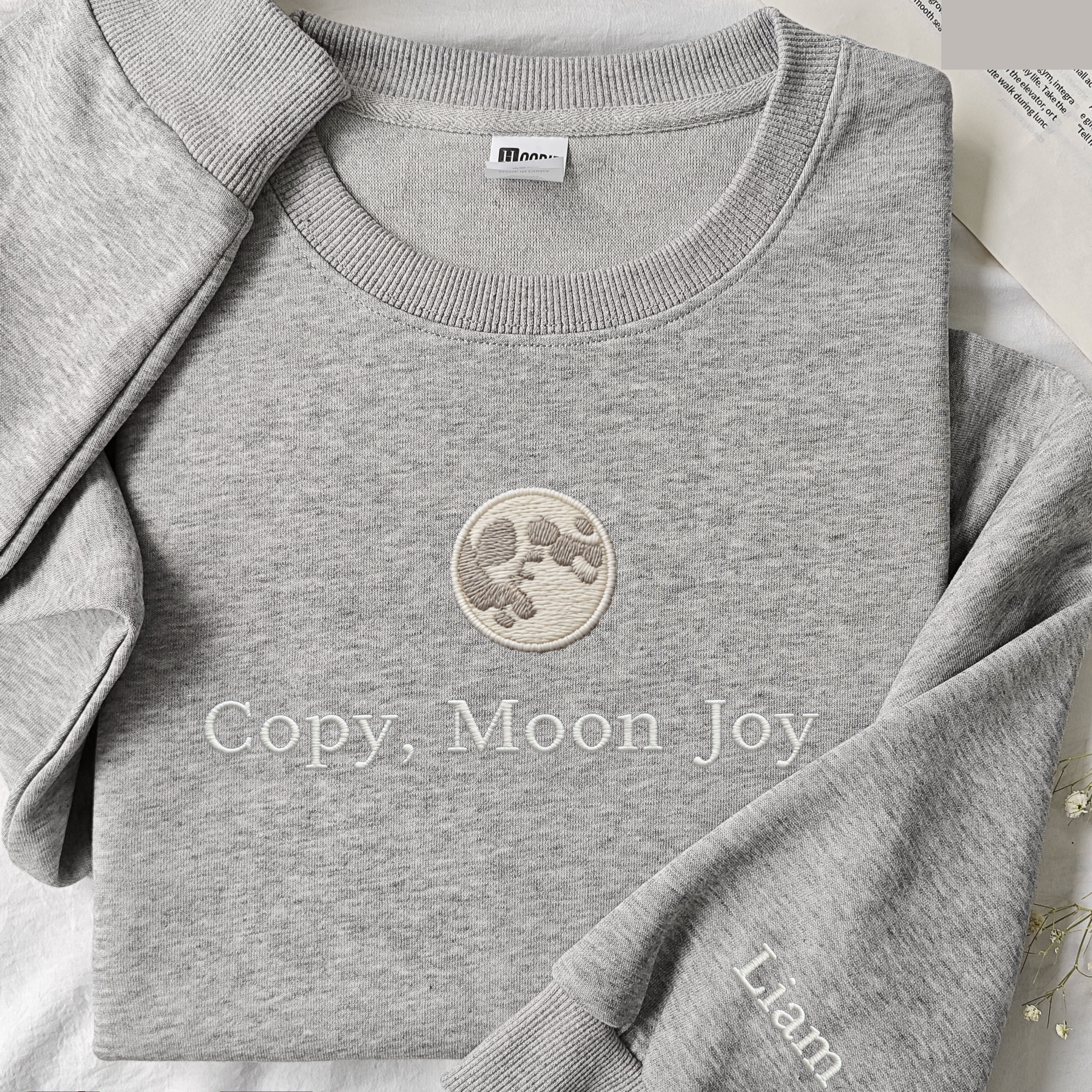 Moon pattern sweatshirt