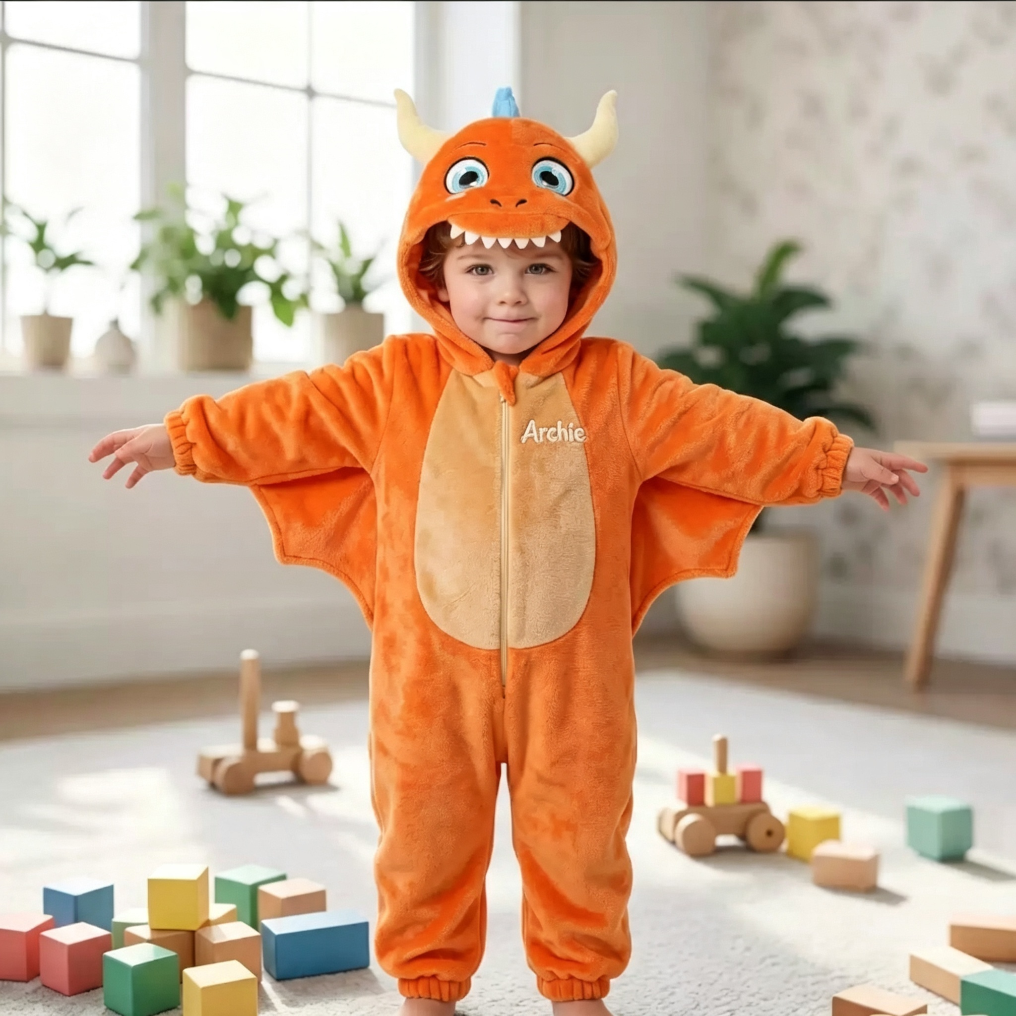 MICHLEY Personalized Name Flannel Kids Cartoon Animal Onesie Pajamas  Custom Baby Romper Loungewear, Unique Newborn Shower Gift for Boys Girls