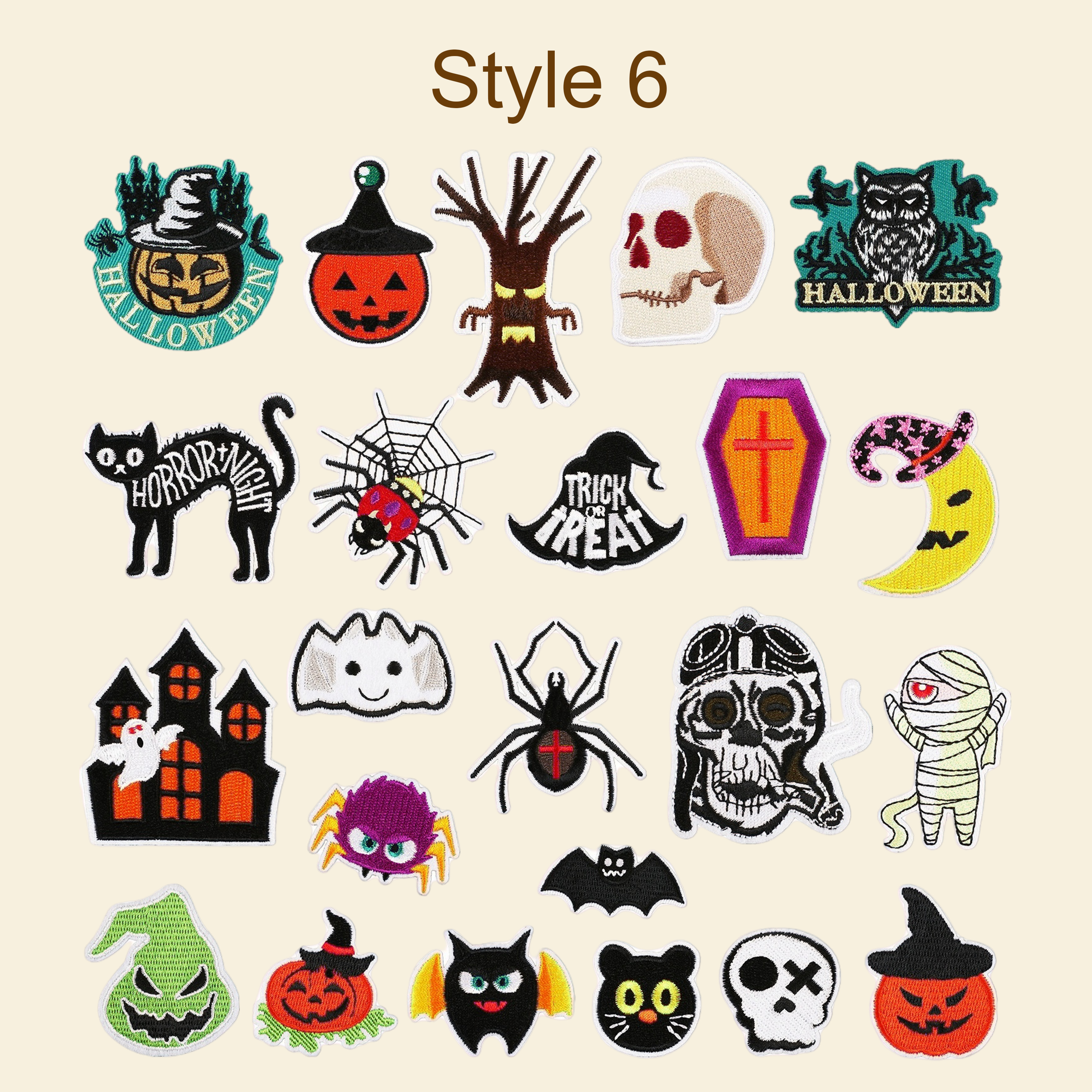 Halloween DIY Embroidery Patch Kit – Personalized Halloween Gift