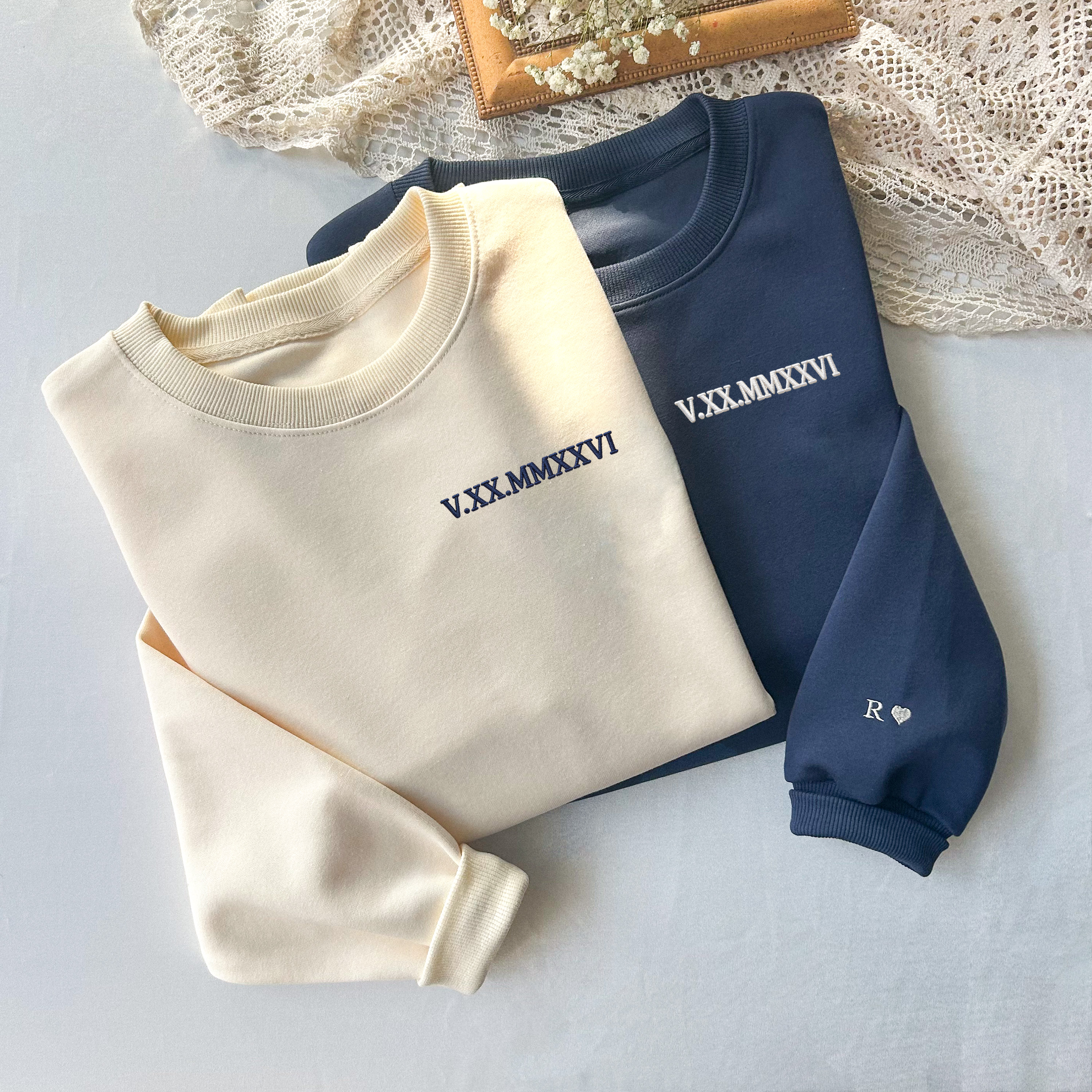 Personalized Roman Numeral Sweatshirt