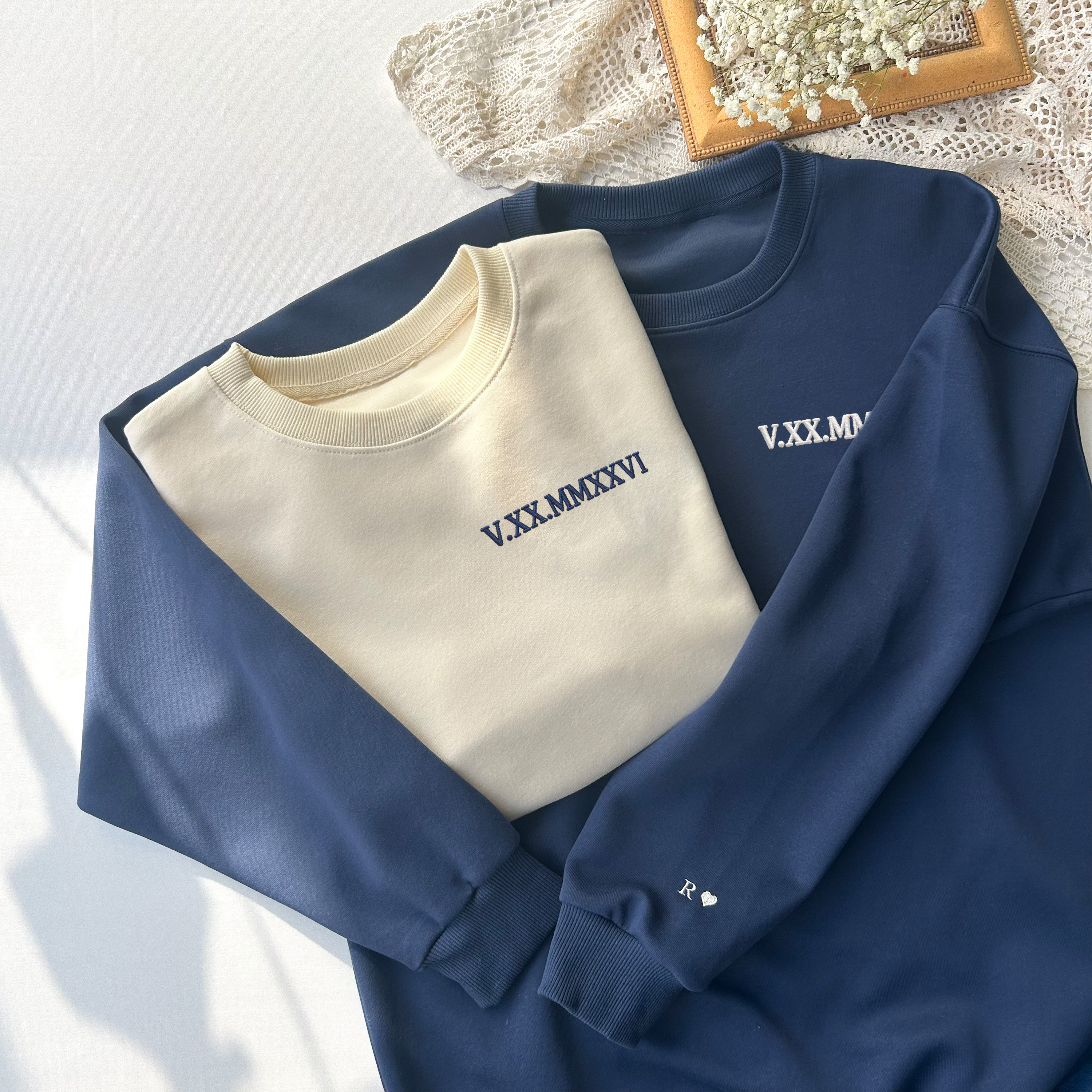 Personalized Roman Numeral Sweatshirt