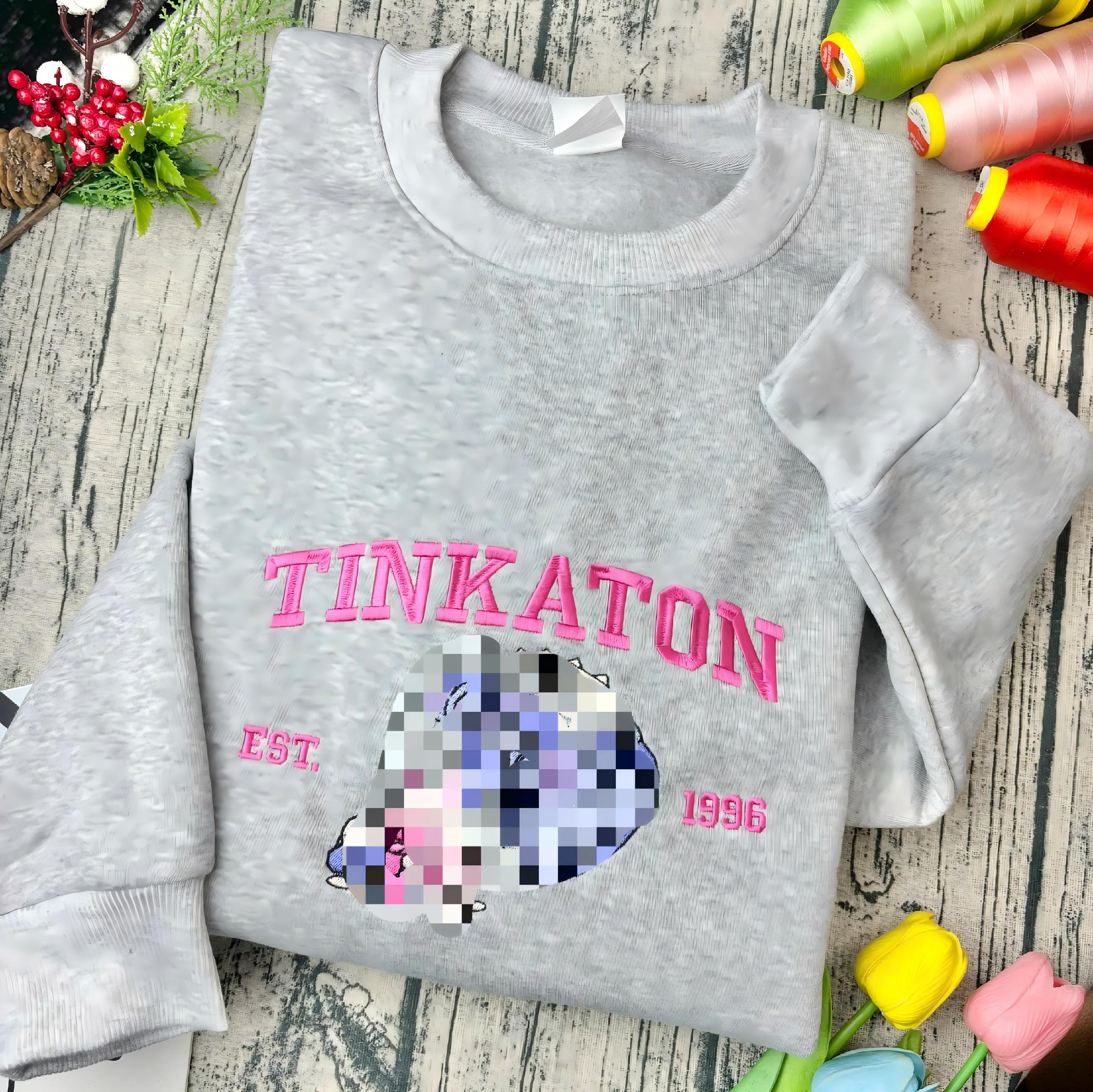 Custom Anime Poke Embroidered Sweatshirt-Gift For Custom