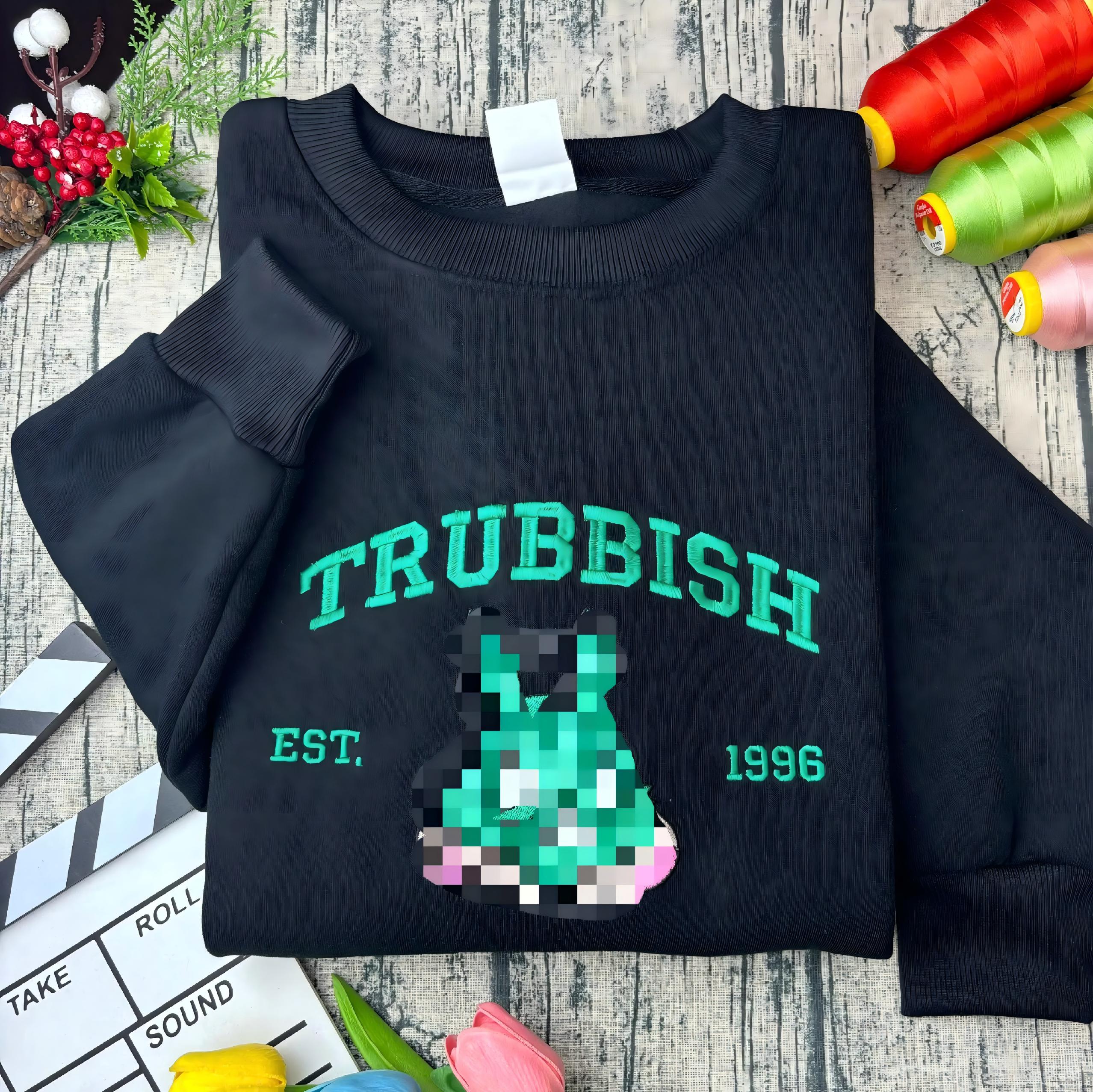 Custom Anime Poke Embroidered Sweatshirt-Gift For Custom