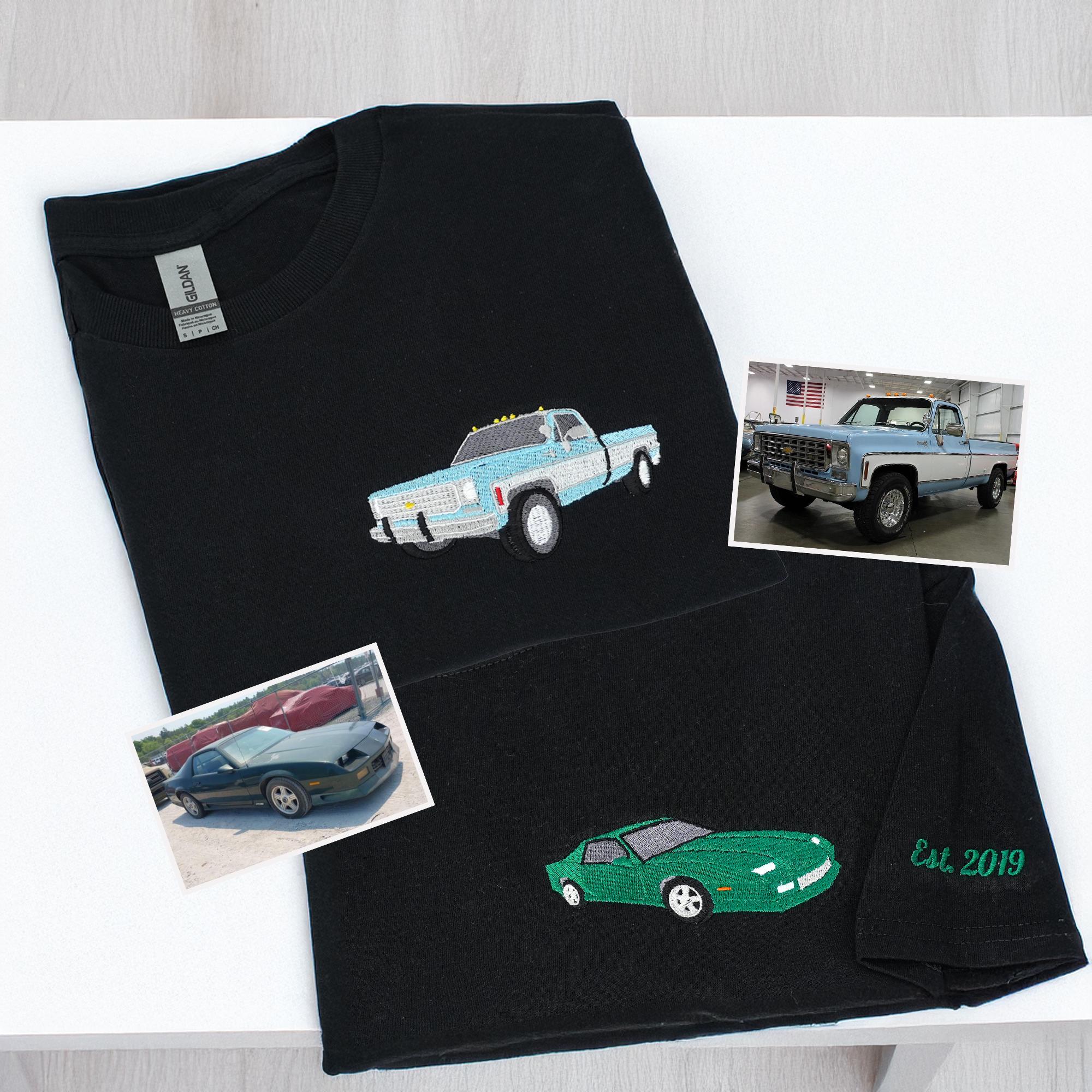 Custom Embroidered Car Sweatshirt