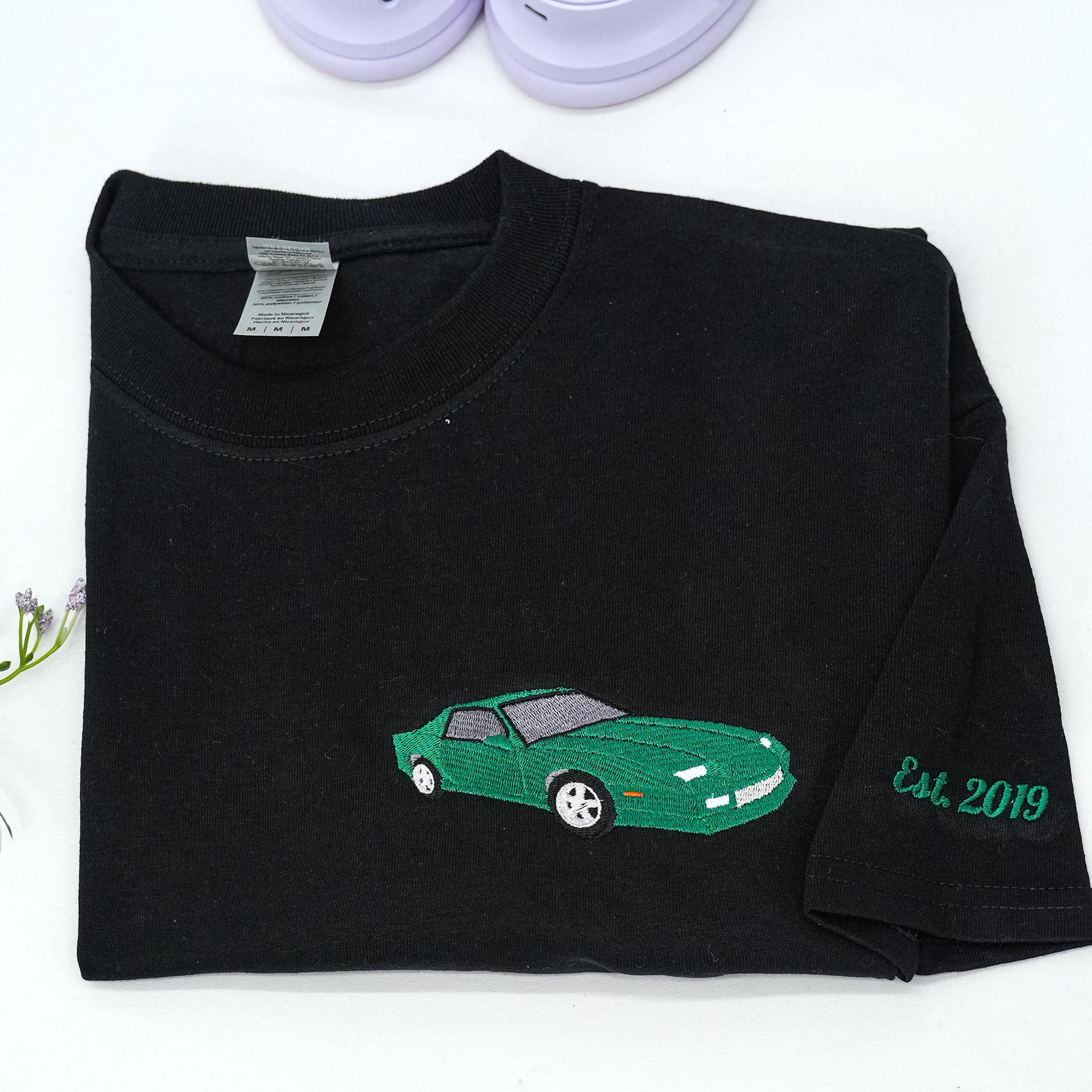 Custom Embroidered Car Sweatshirt