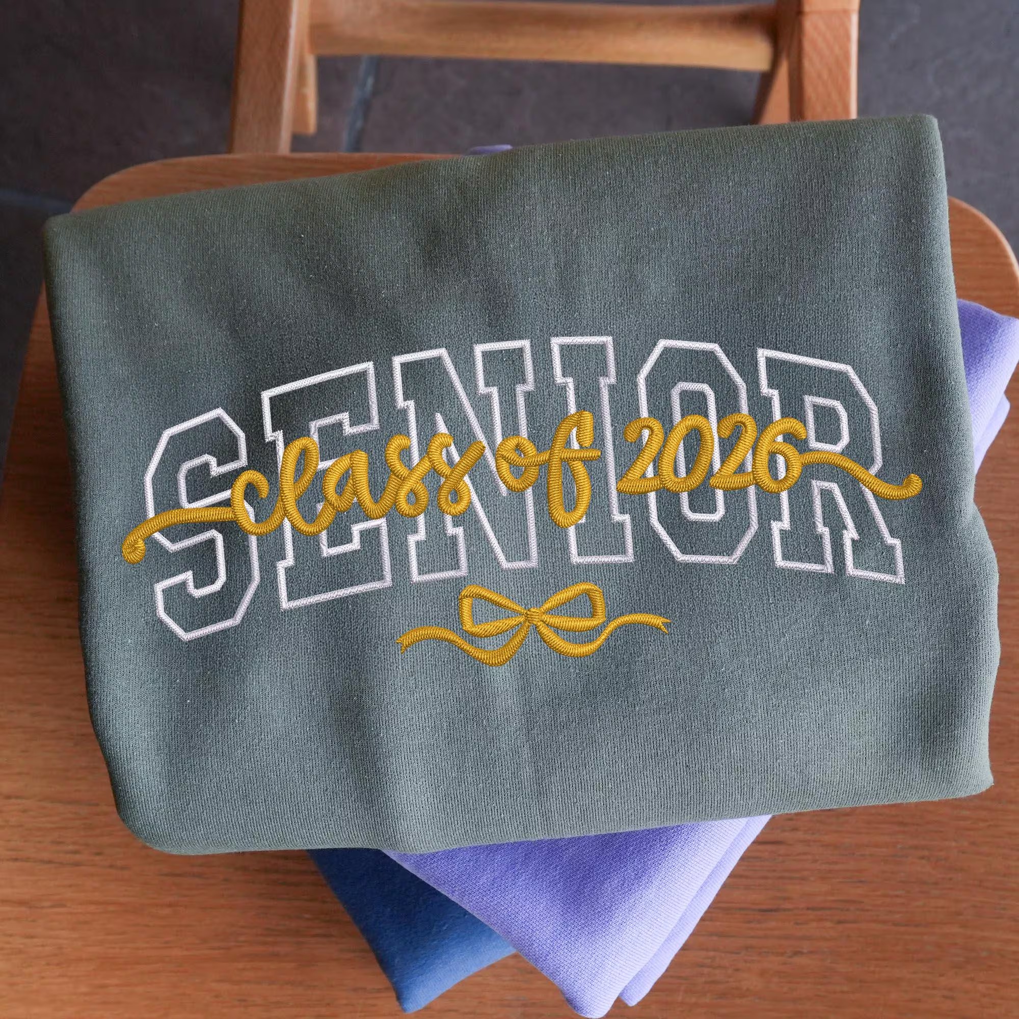 Custom Embroidered Senior Hoodie