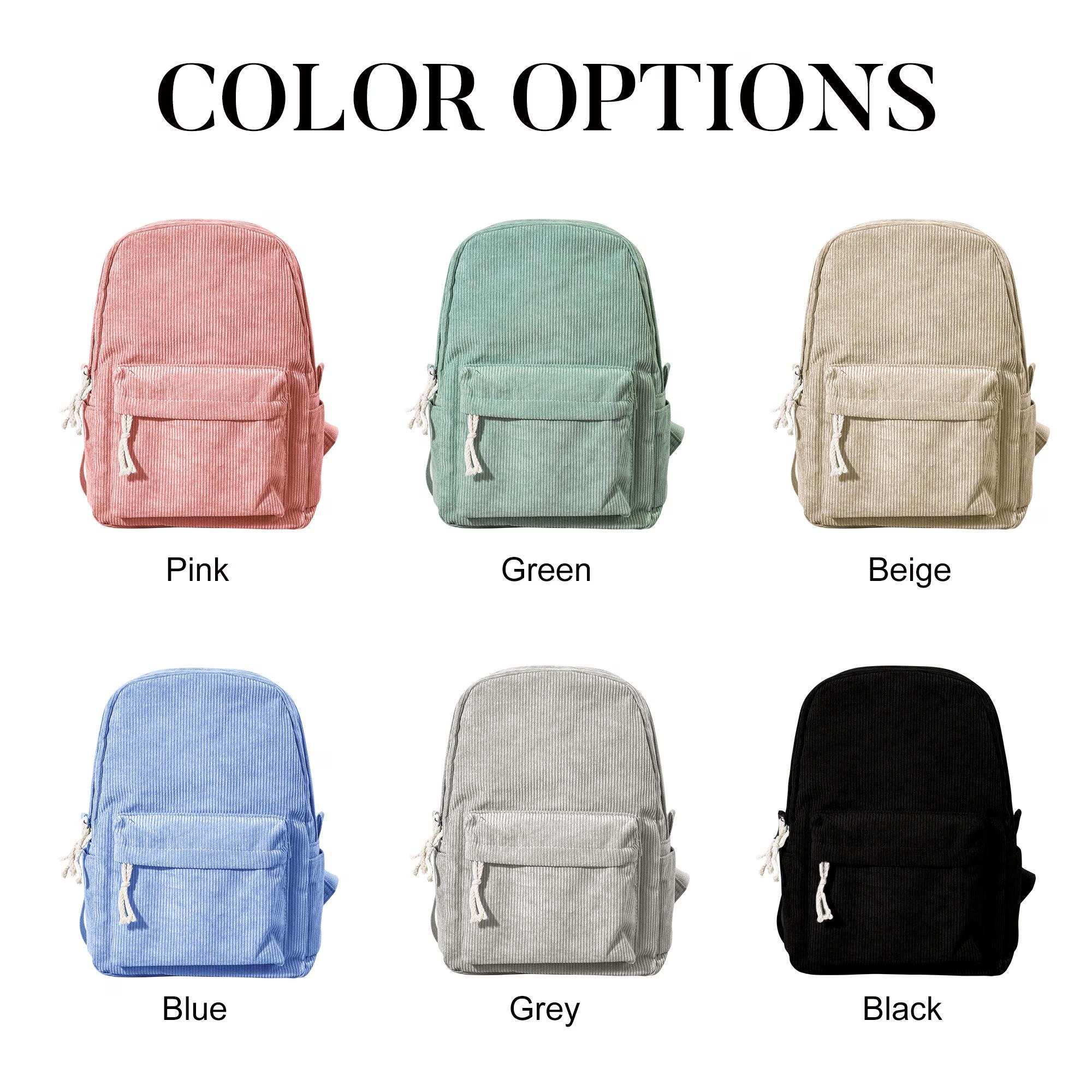 Custom Pet Embroidery Backpack, Pet Lover Kid's Backpack