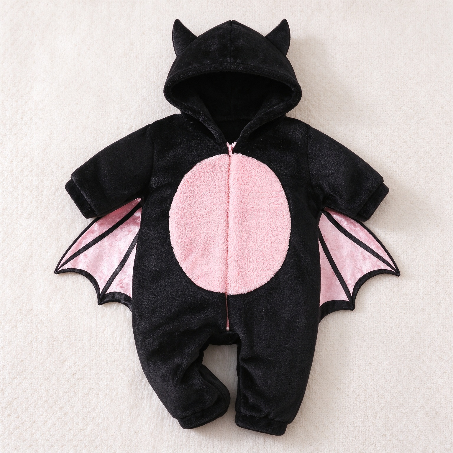 Cute Baby Bat Halloween Hooded Sleeping Bag