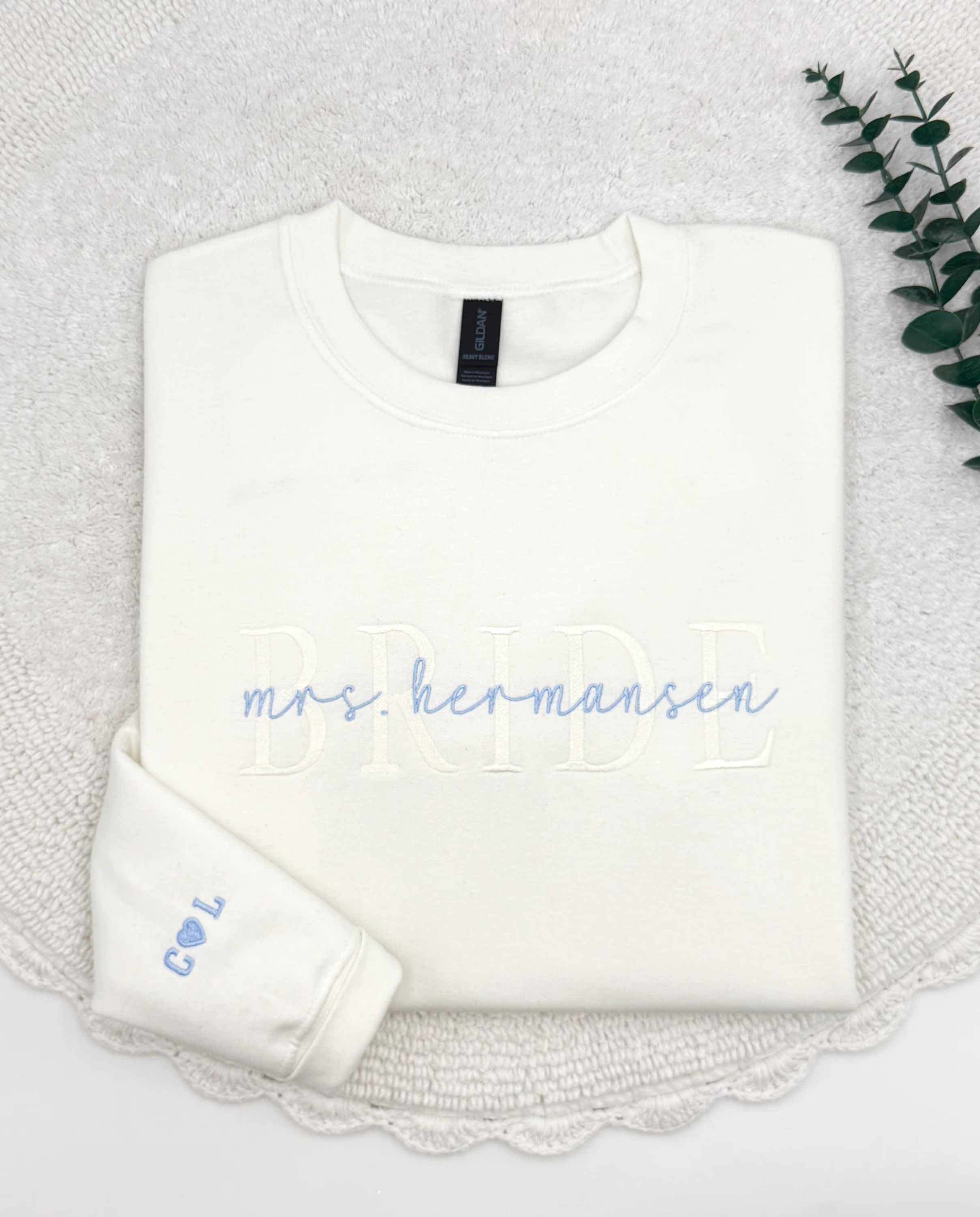 Embroidered Bride Sweatshirt