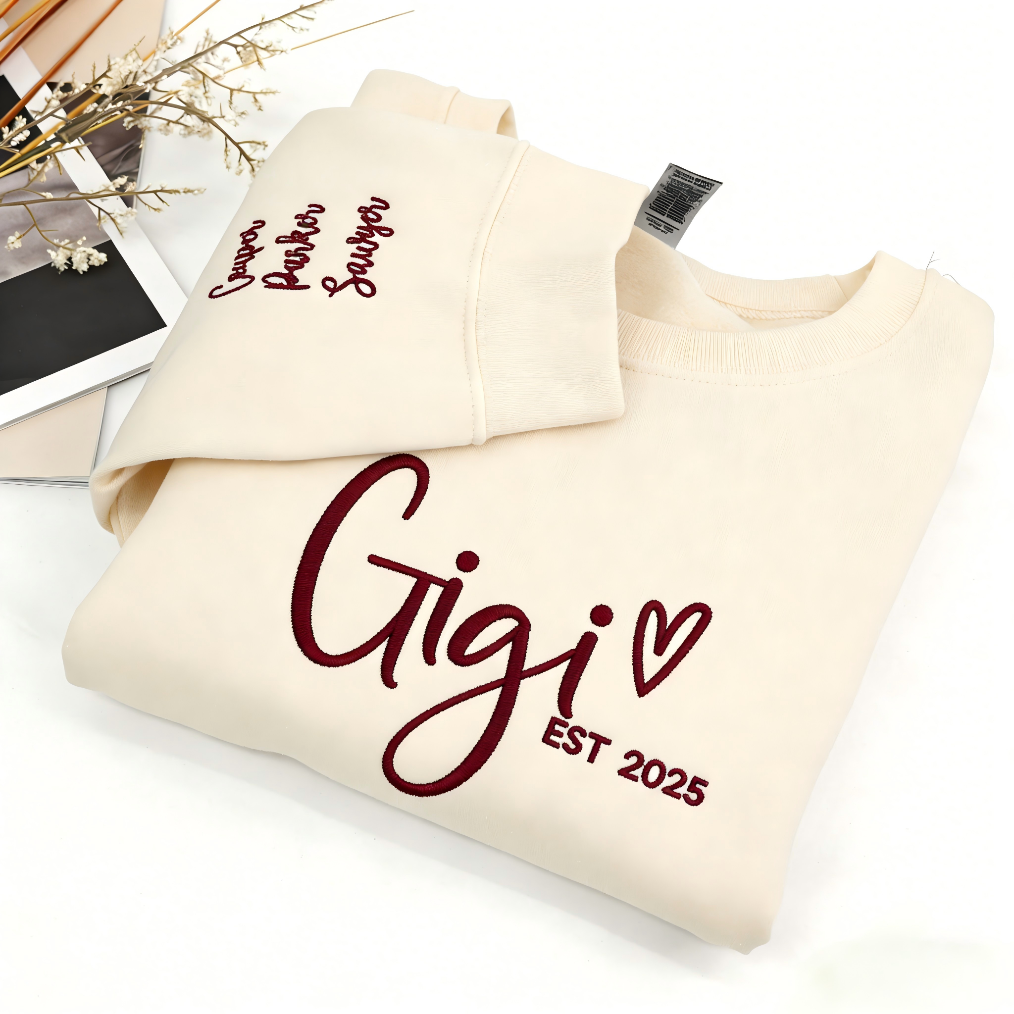 Embroidered Custom Gigi Sweatshirt