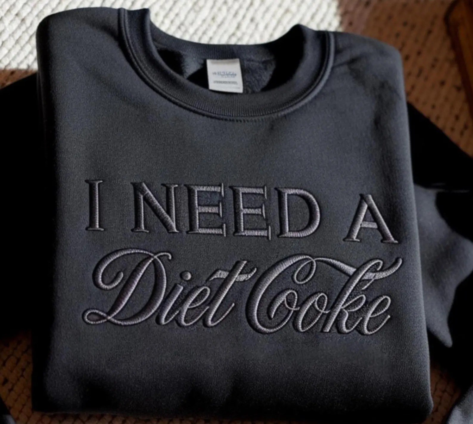 Embroidered Diet Coke Sweatshirt