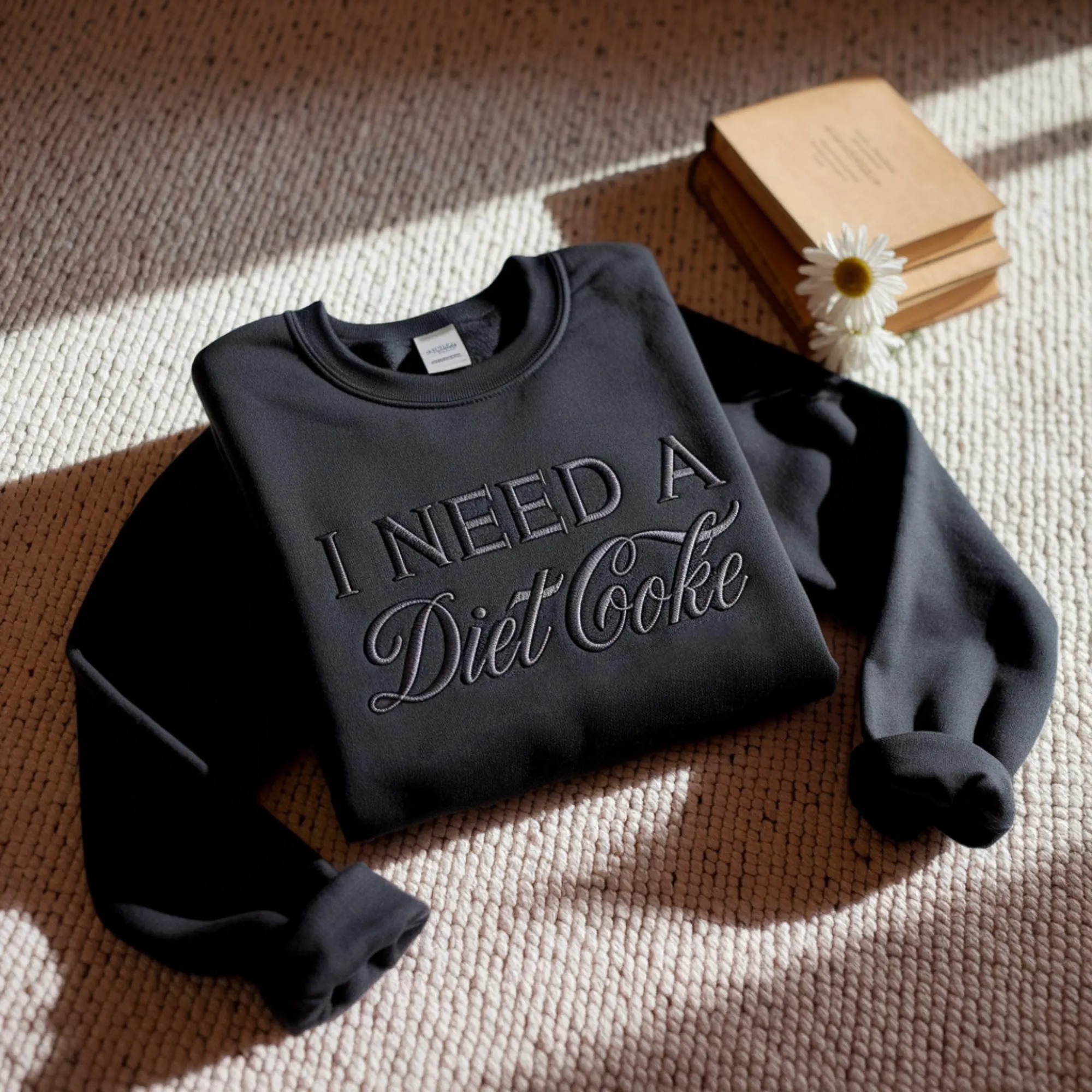 Embroidered Diet Coke Sweatshirt