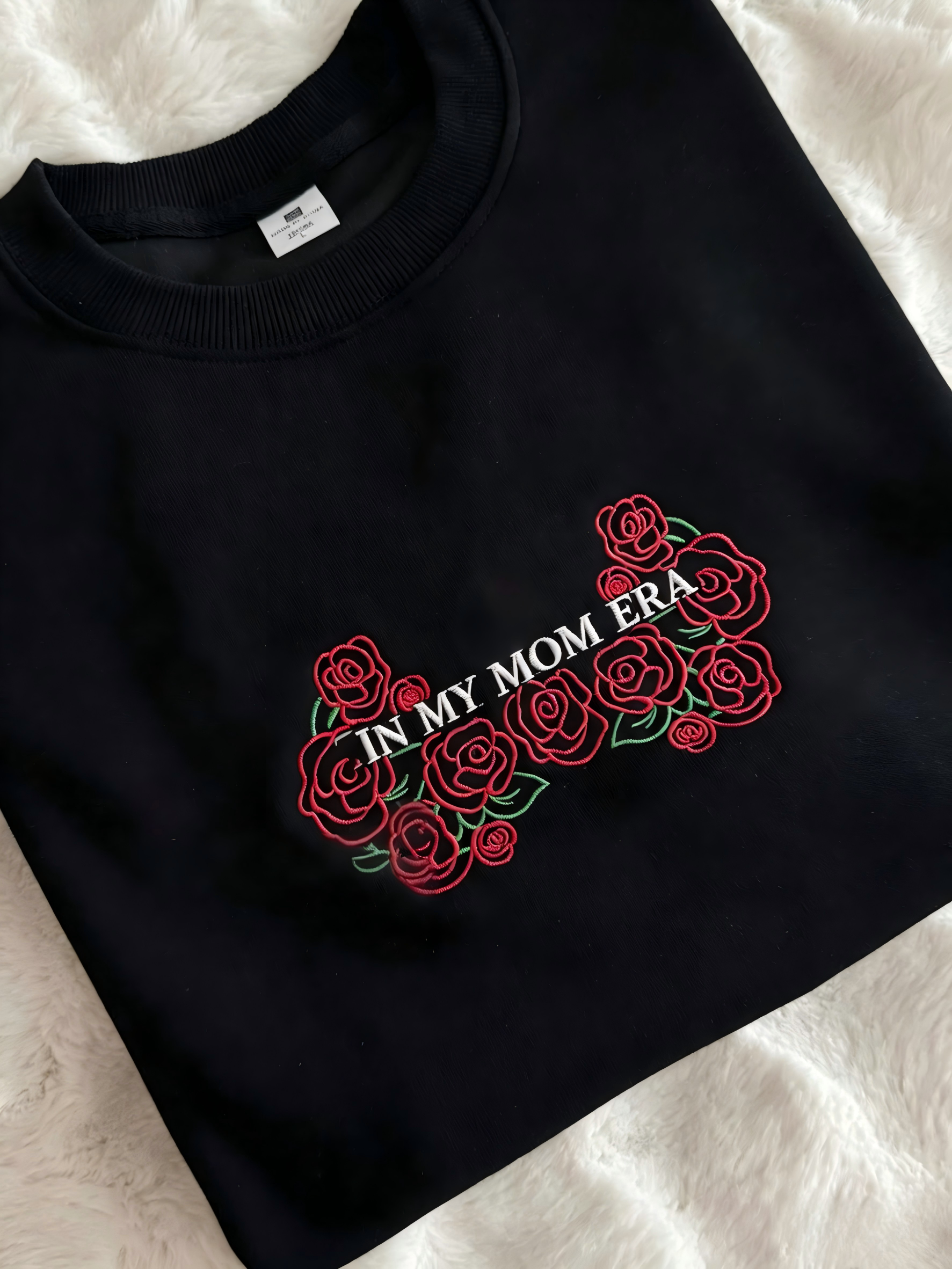 Embroidered 'In My Mom Era' Sweatshirt