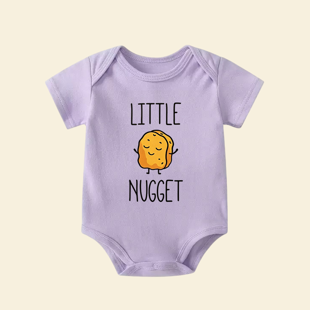 Little Nugget Baby Bodysuit | Cute Chicken Nugget Infant Onesie