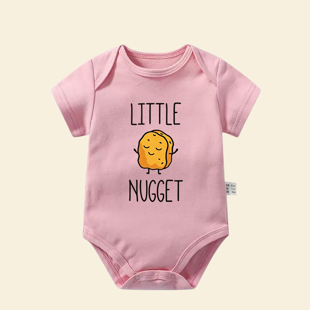 Little Nugget Baby Bodysuit | Cute Chicken Nugget Infant Onesie