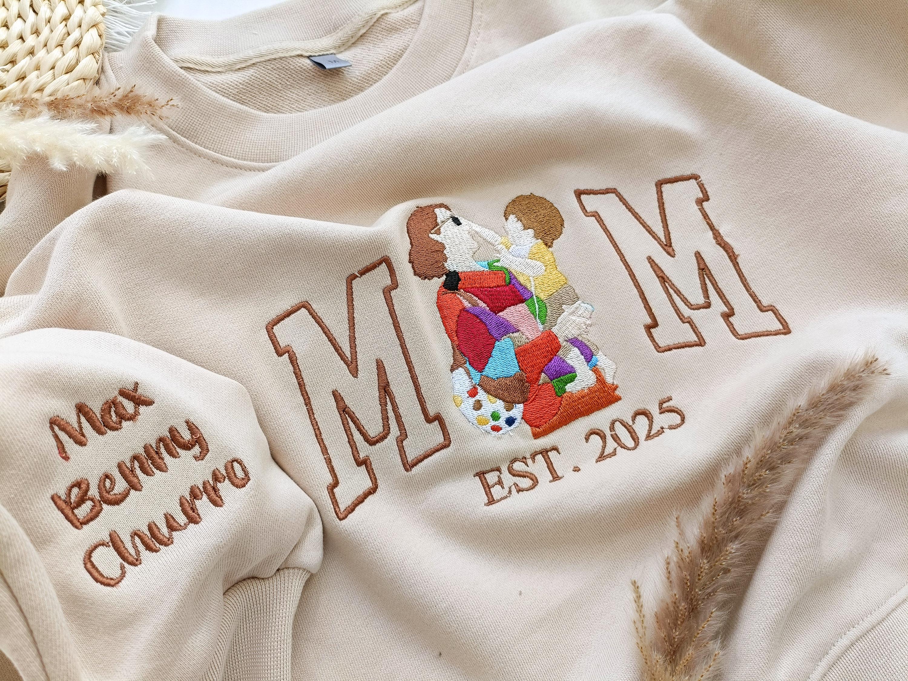 Mama Sweatshirt with Photo-Gift For Custom