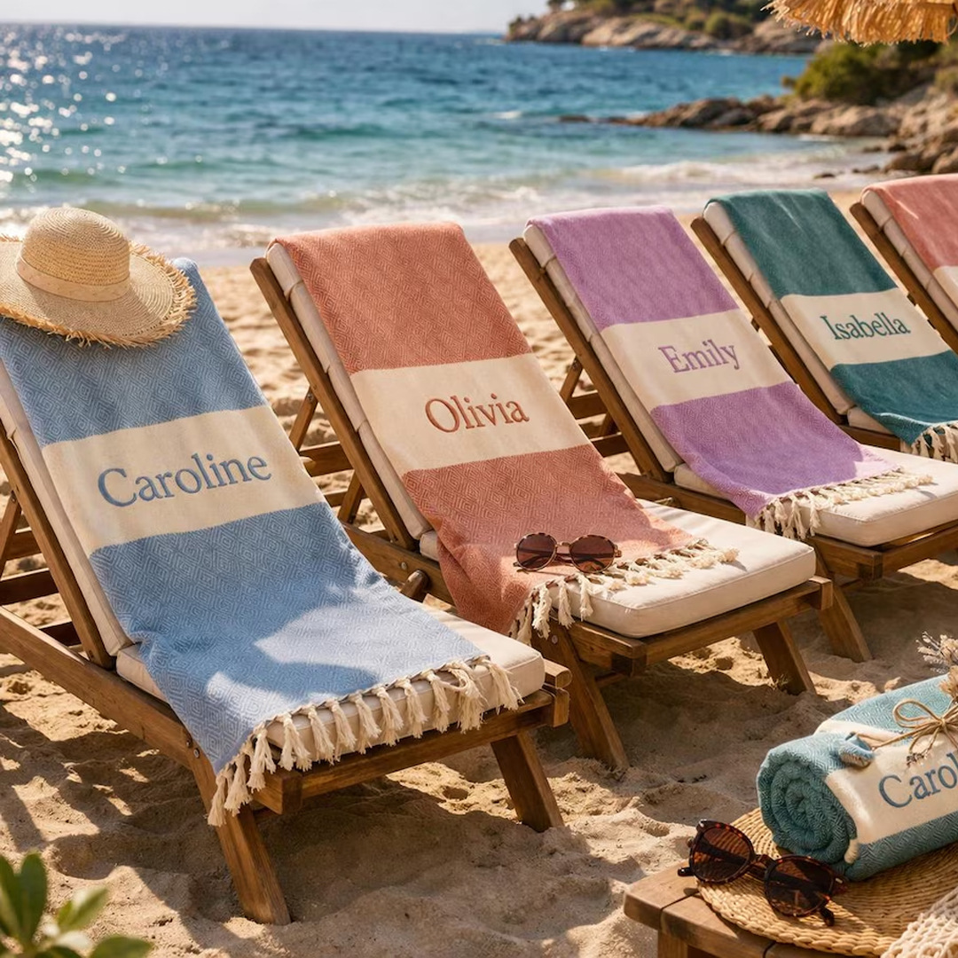 Handwoven Custom Beach Towel
