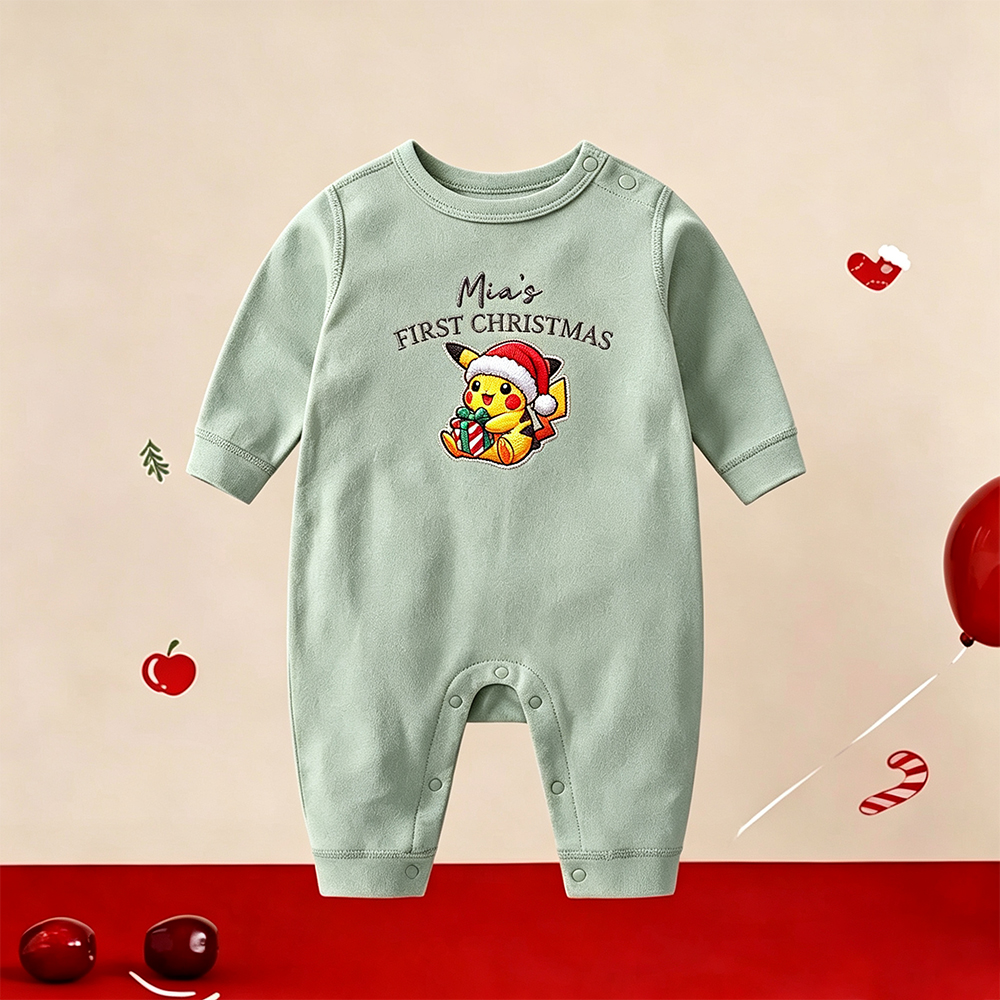 Baby's First Christmas Pokémon Onesie