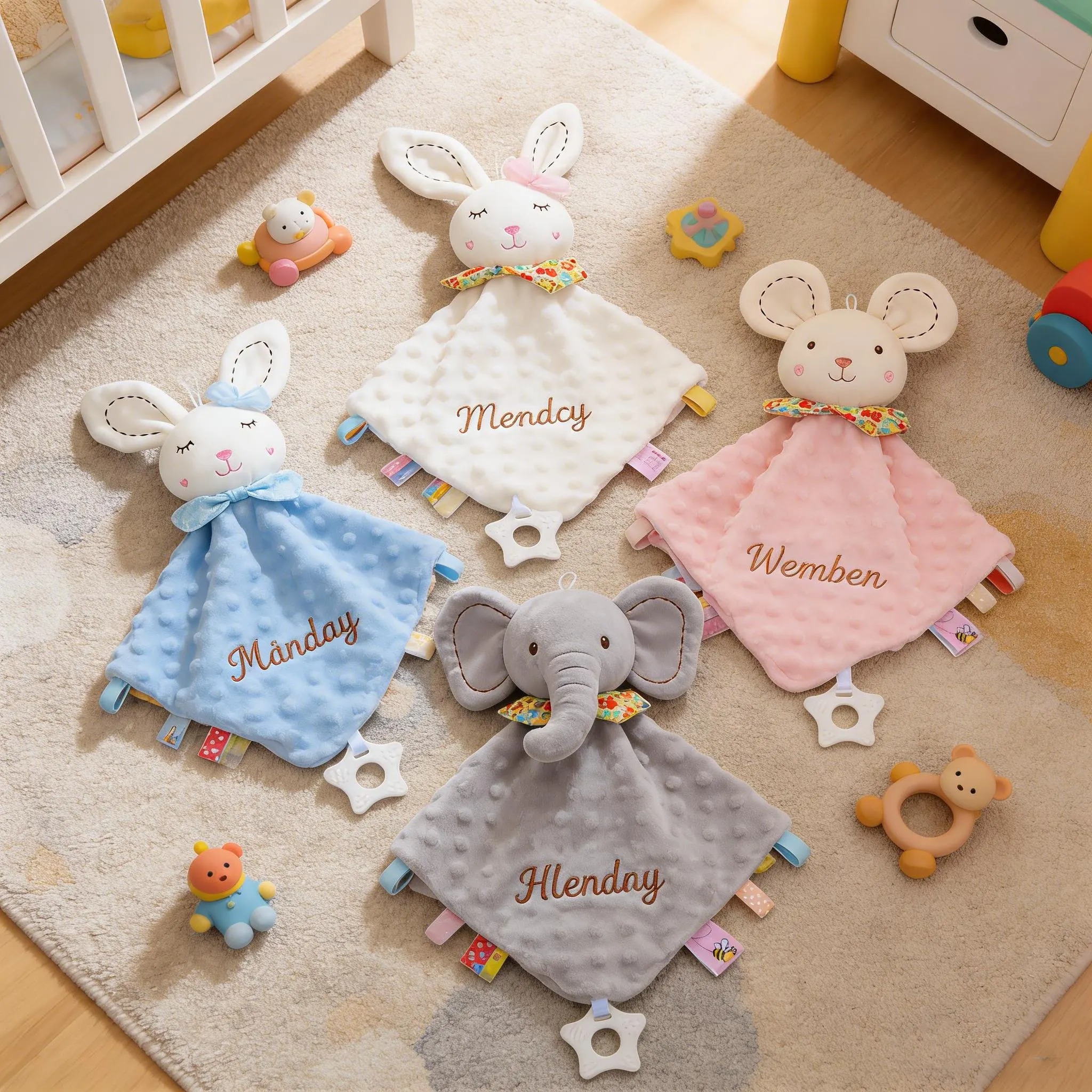 Personalized Baby Lovey Blanket