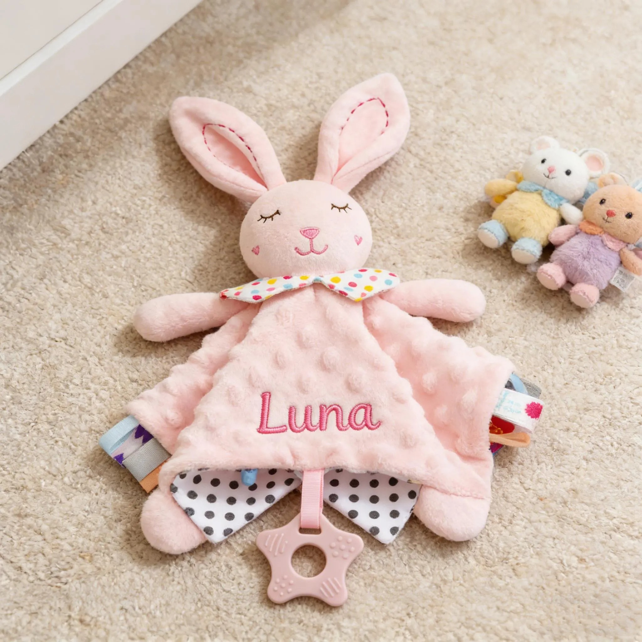 Personalized Baby Lovey Blanket