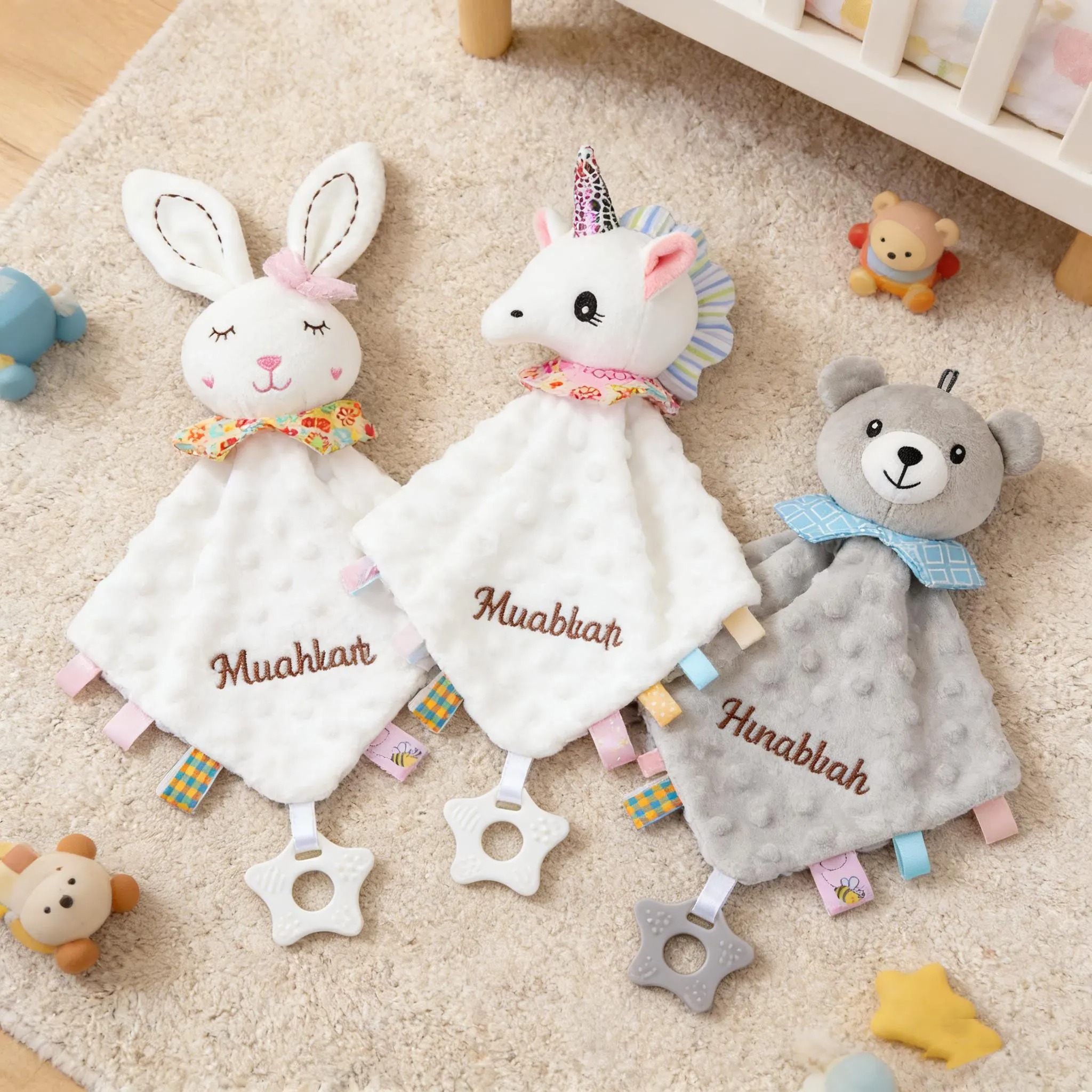 Personalized Baby Lovey Blanket