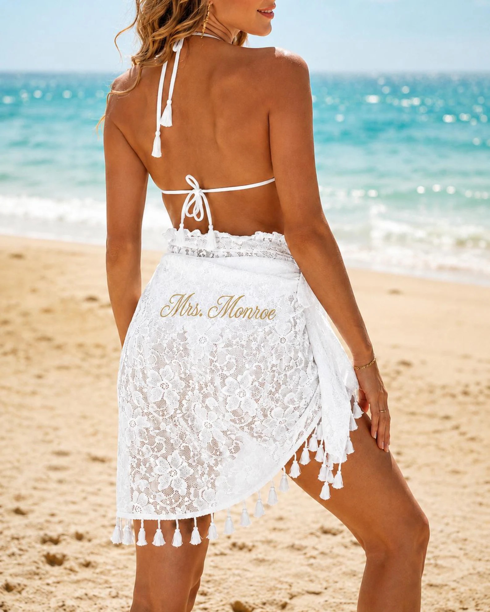 Personalized Bride Sarong