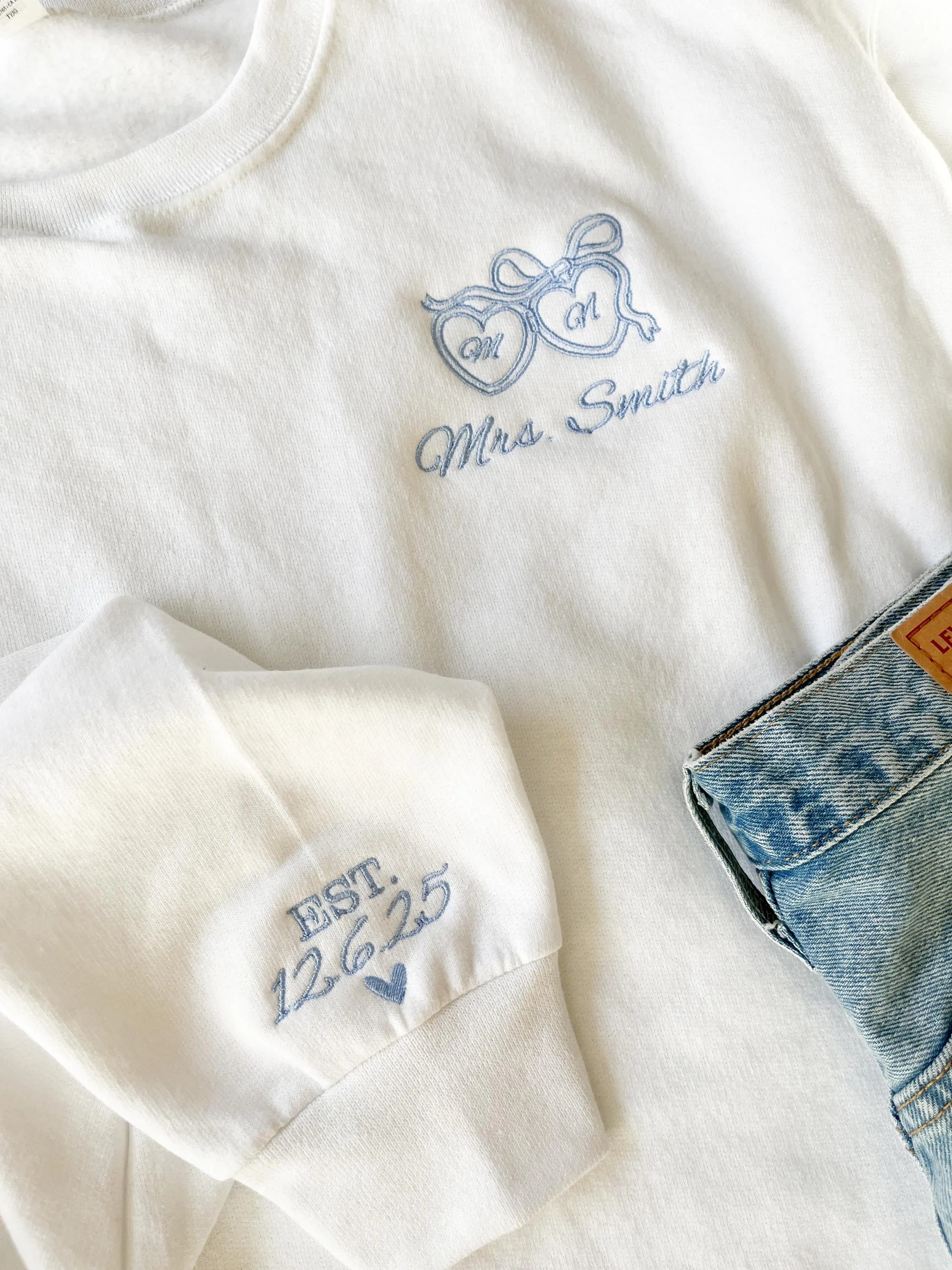 Personalized Bride Sweatshirt