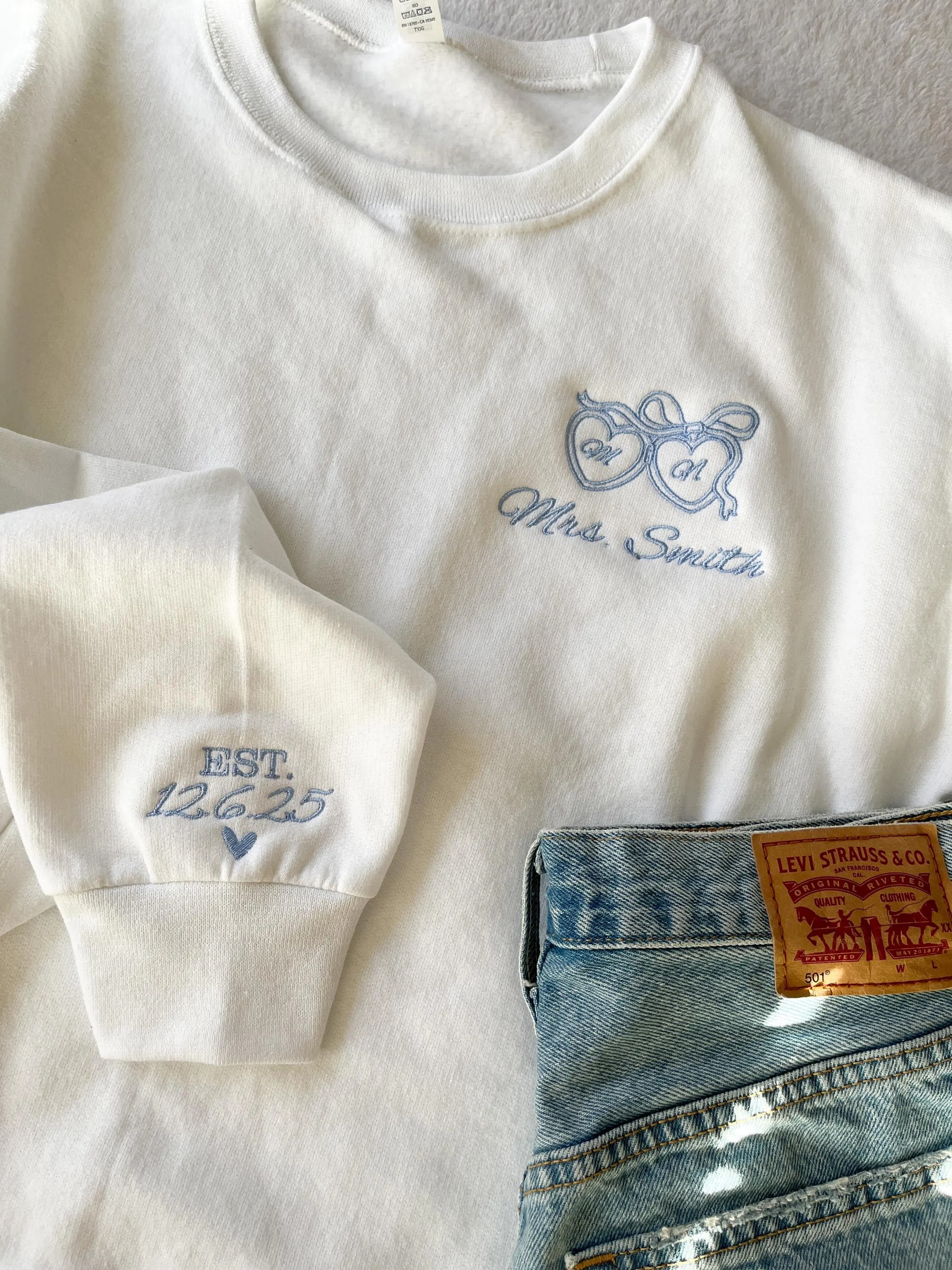 Personalized Bride Sweatshirt