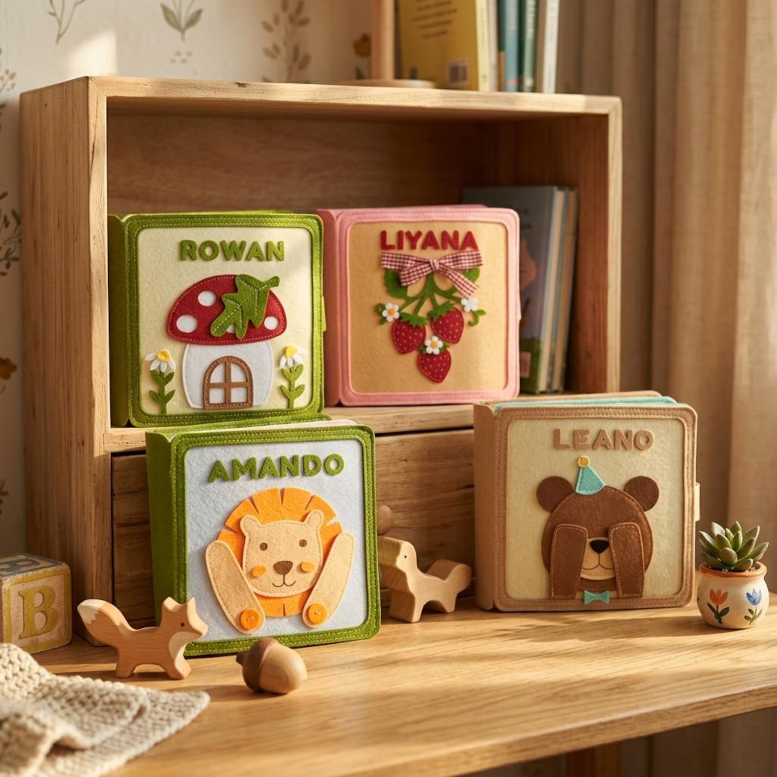 Personalized Felt Quiet Book