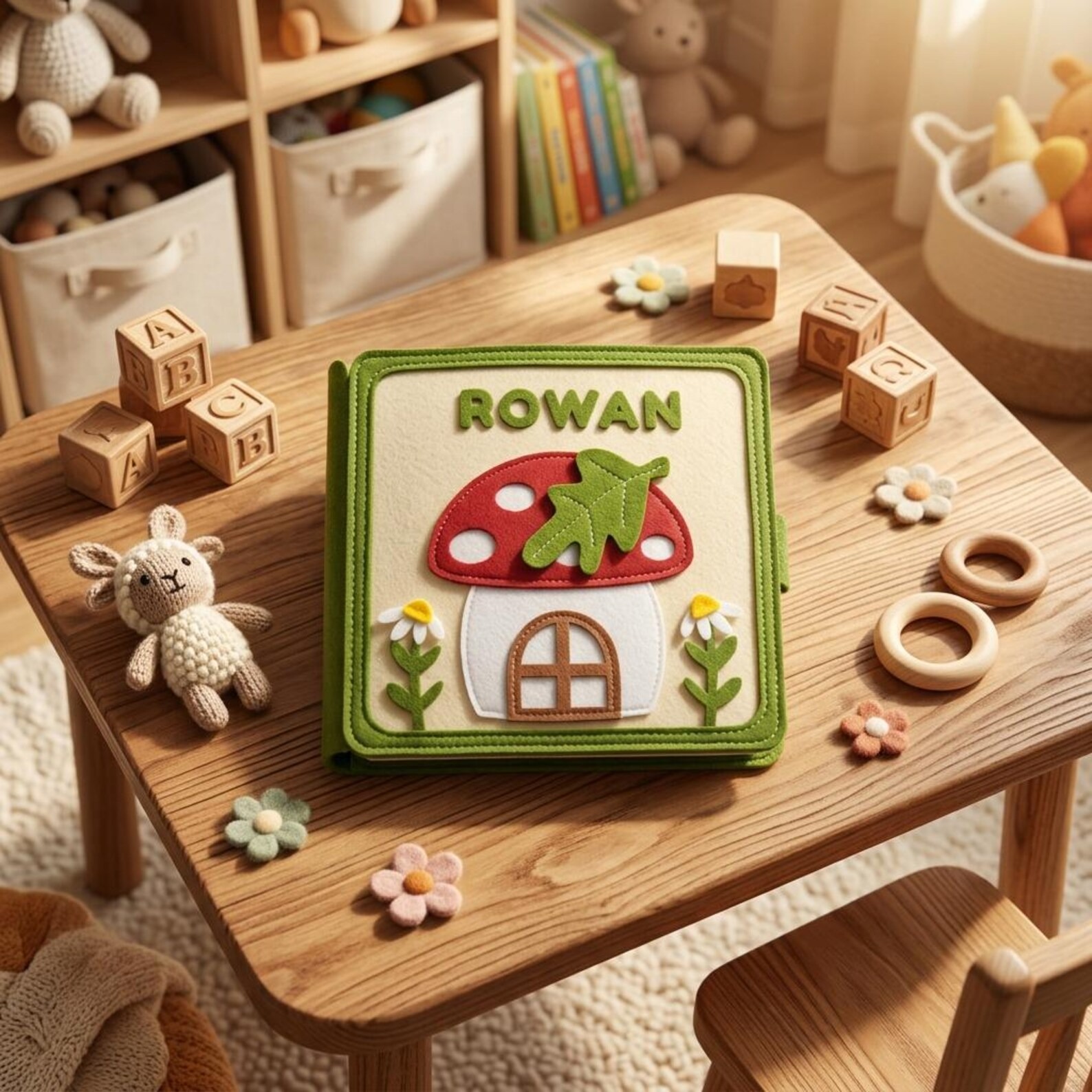 Personalized Felt Quiet Book