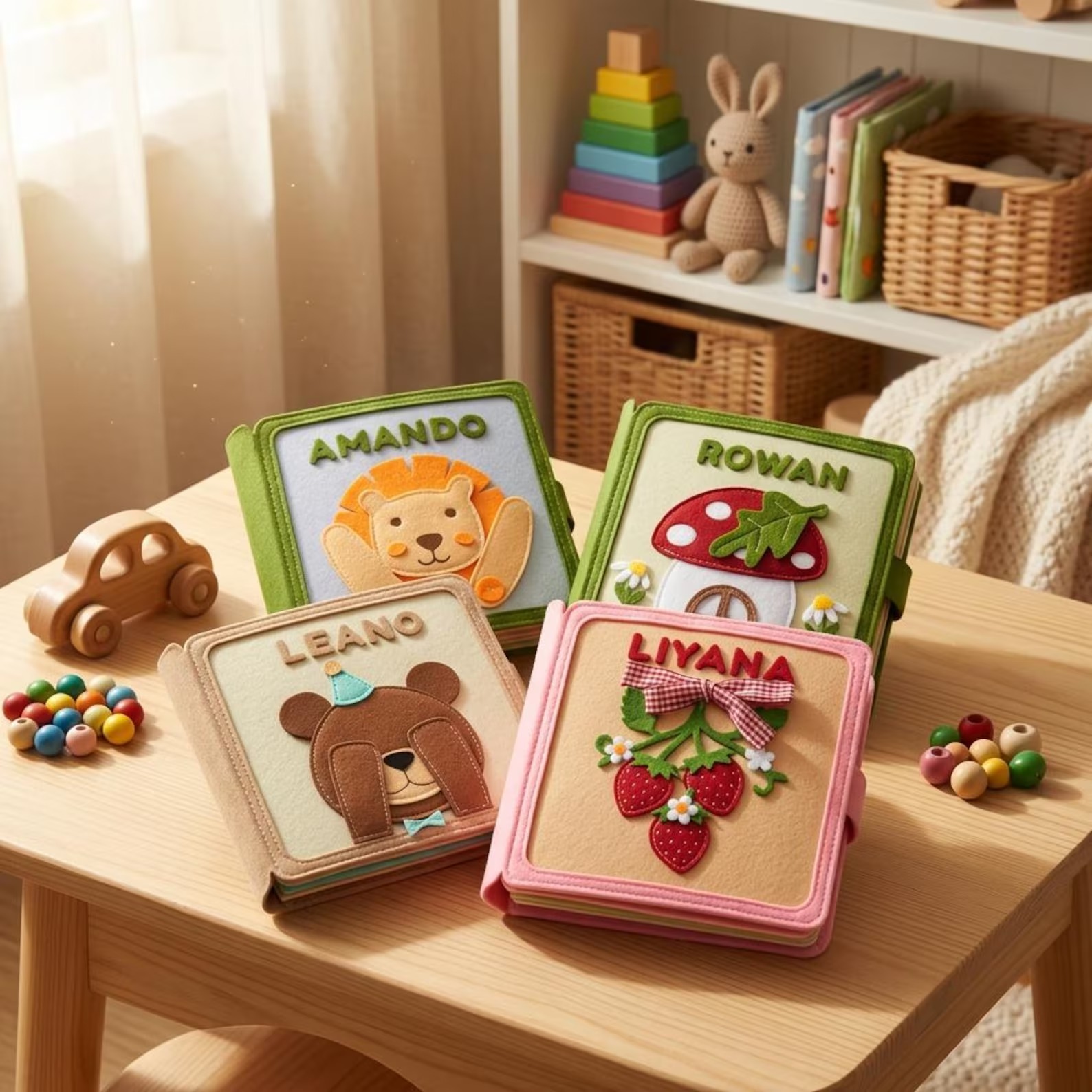 Personalized Felt Quiet Book