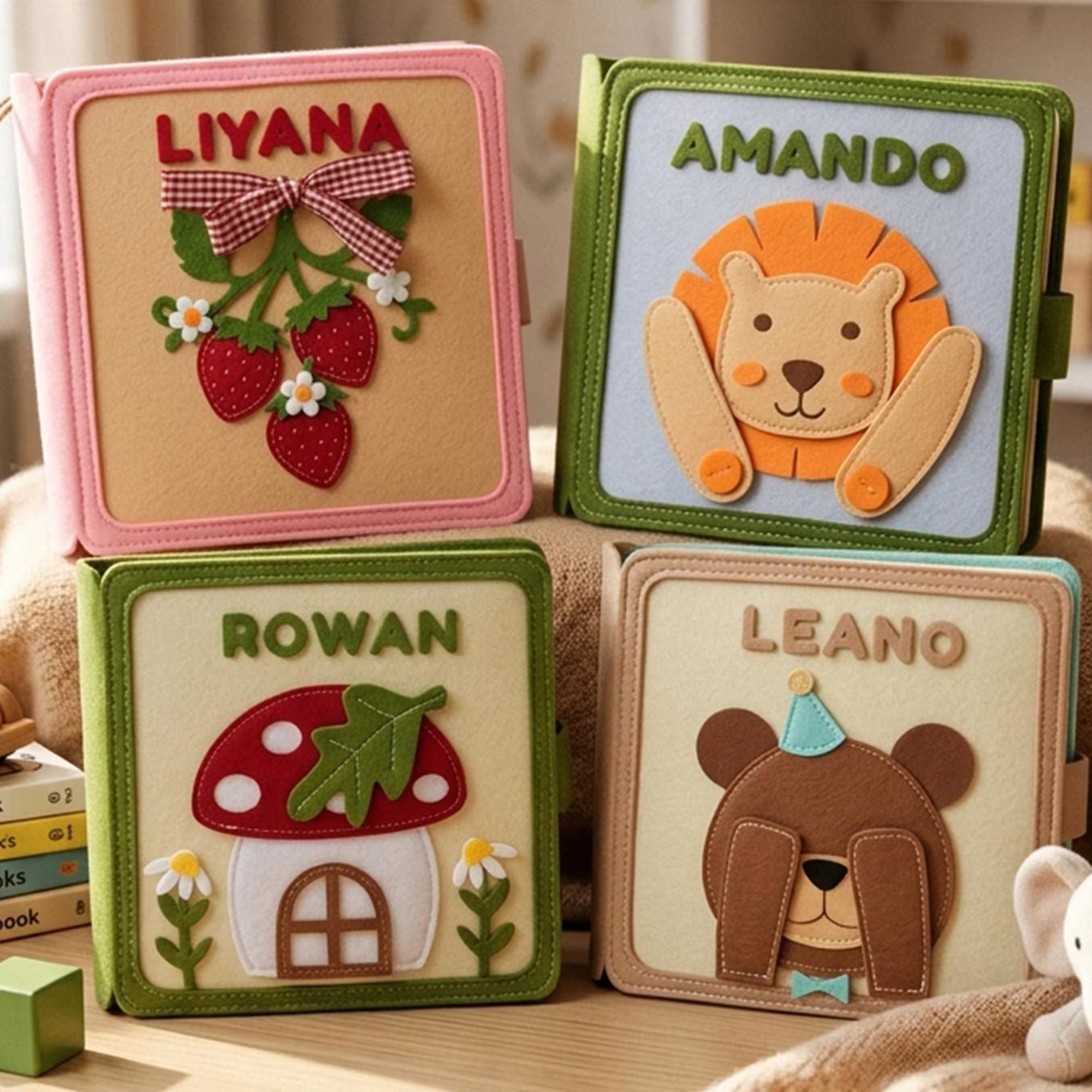 Personalized Felt Quiet Book
