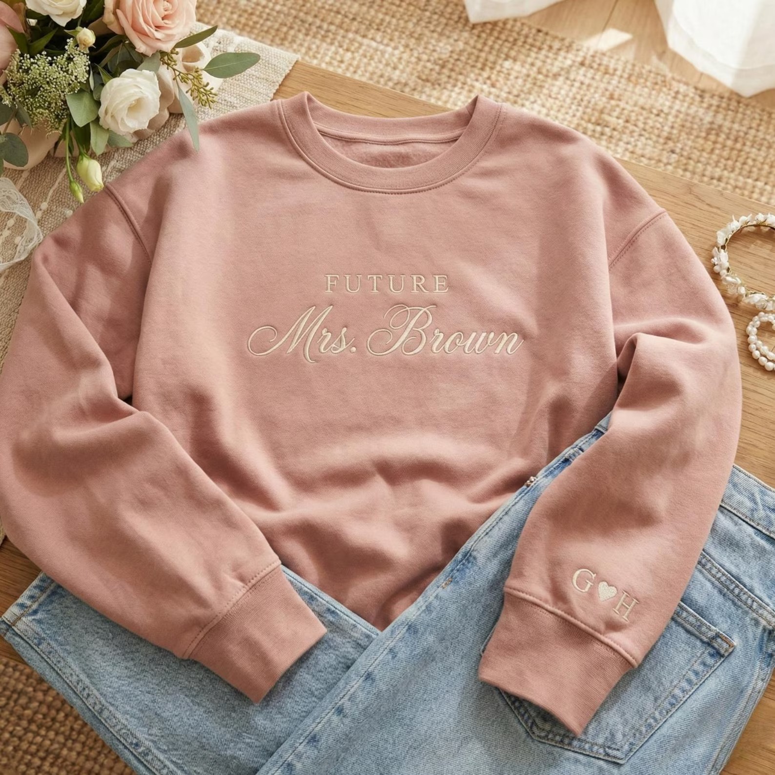 Personalized Future Mrs Sweatshirt