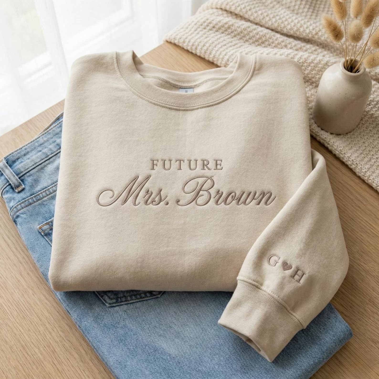 Personalized Future Mrs Sweatshirt