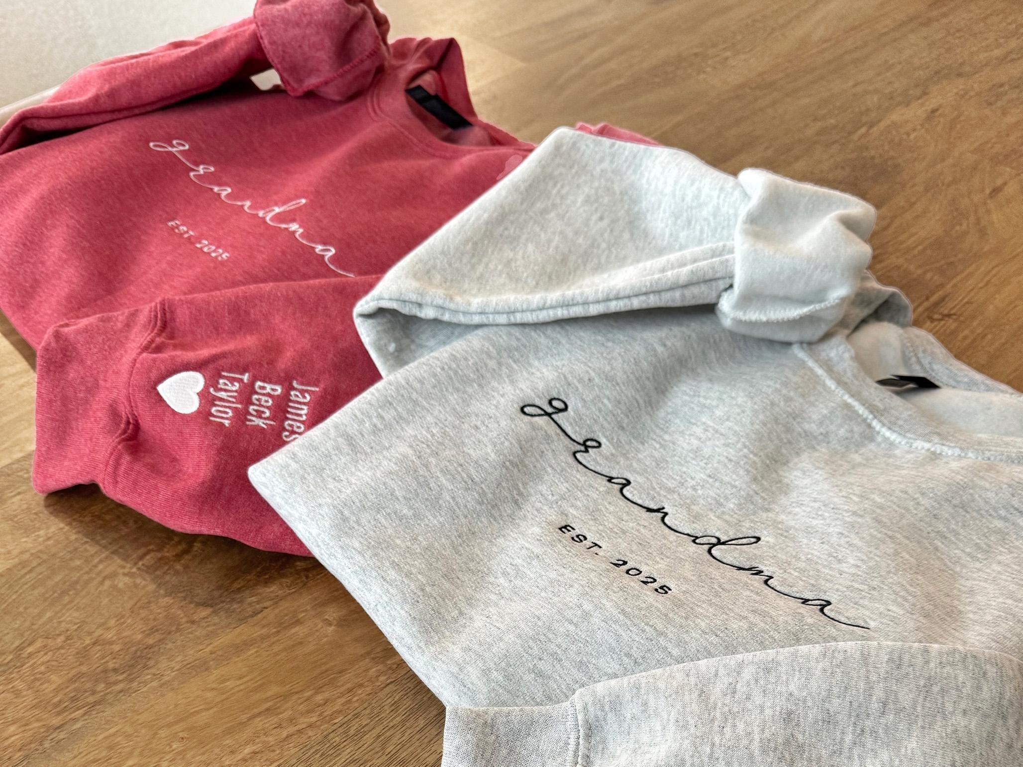 Personalized Grandma Sweatshirt, Mother's Day Gifts