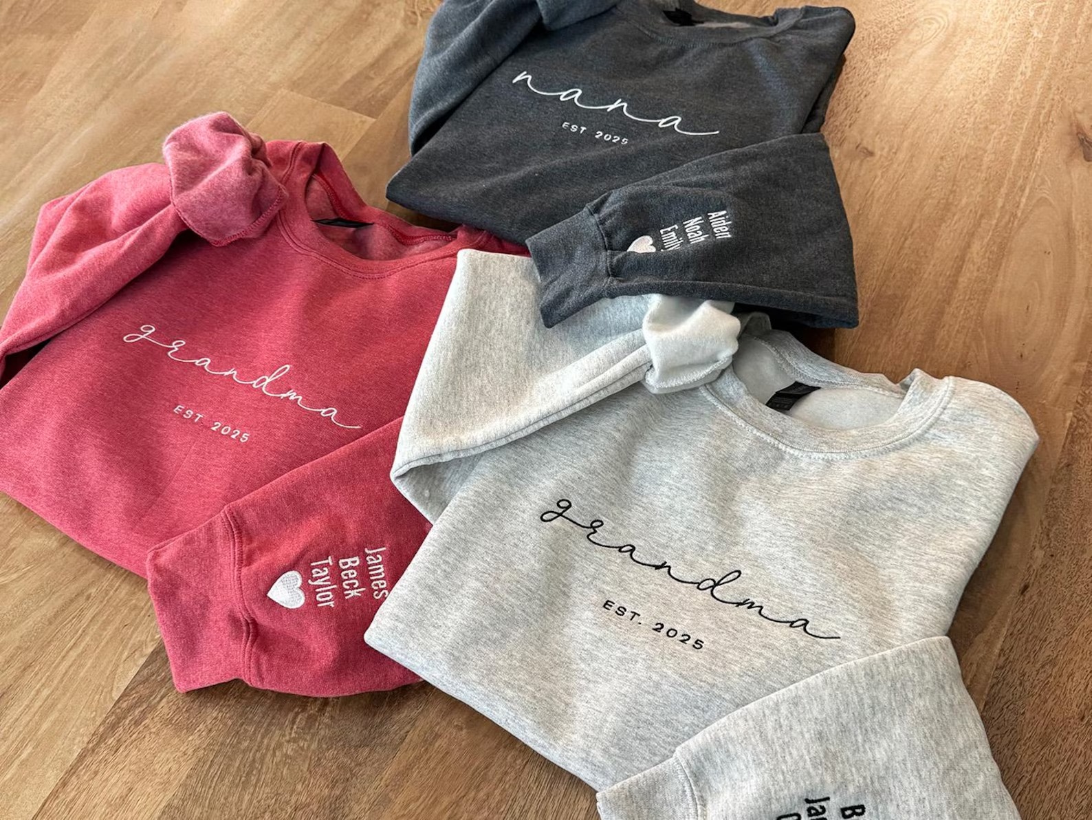 Personalized Grandma Sweatshirt, Mother's Day Gifts