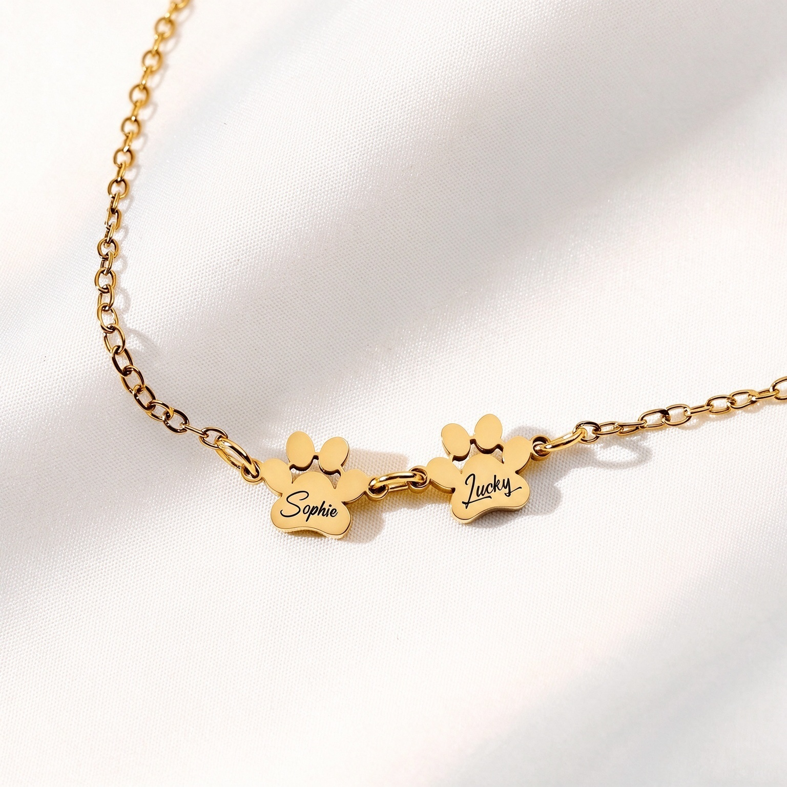 Personalized Paw Print Bracelet