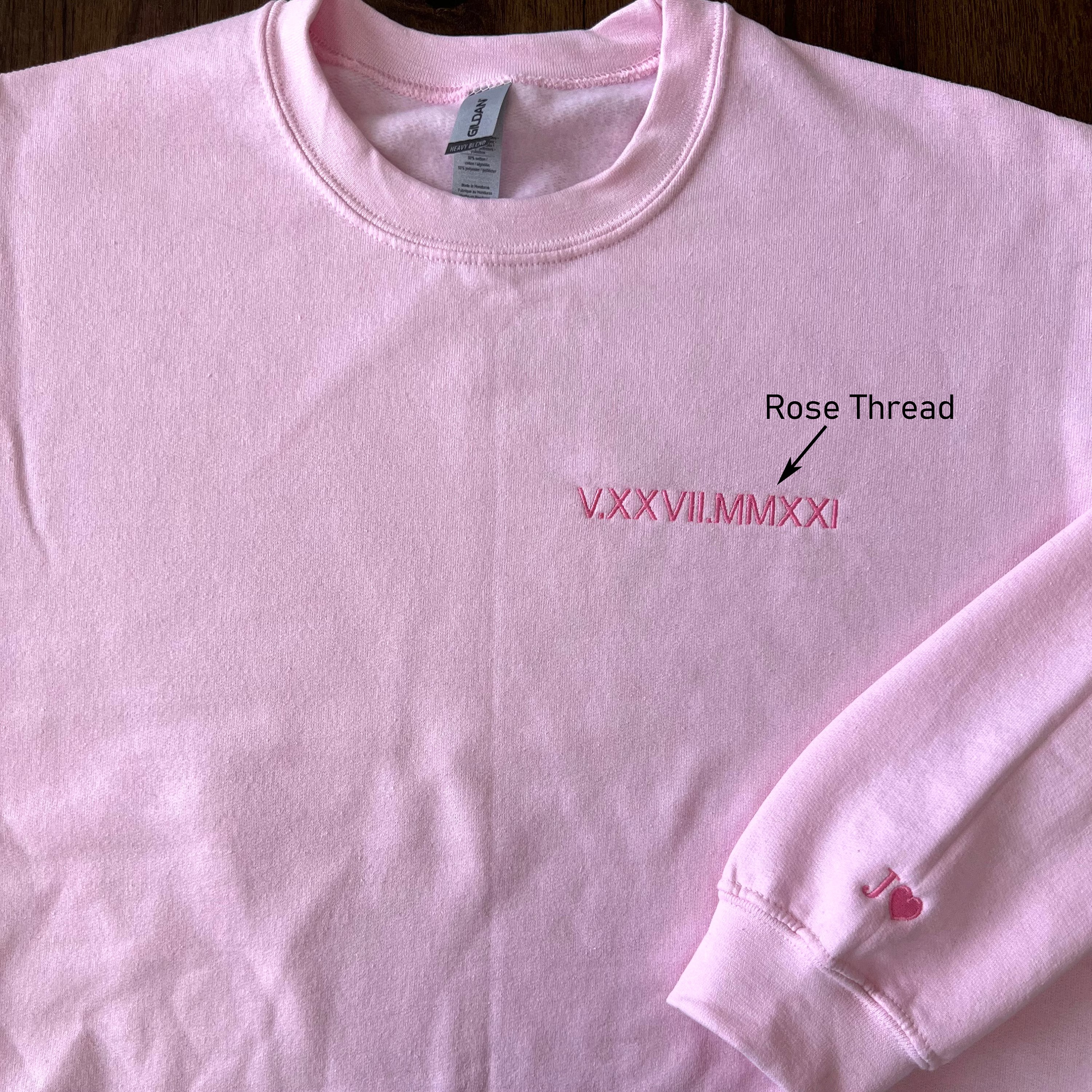 Personalized Roman Numeral V2 Sweatshirt