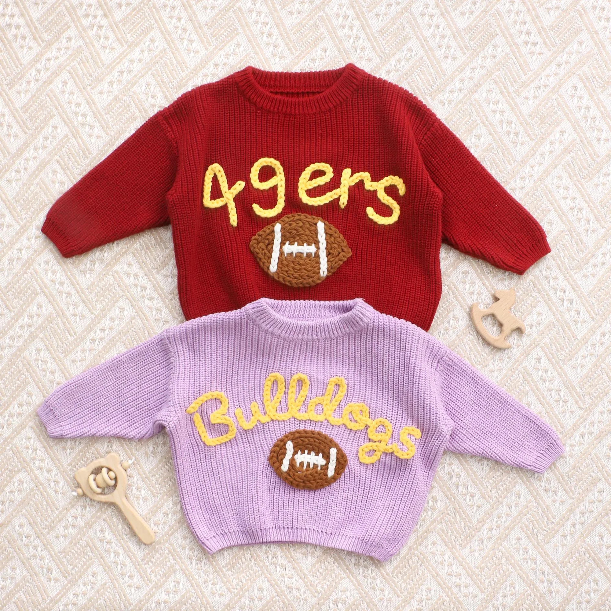 Personalized Sweater with Football