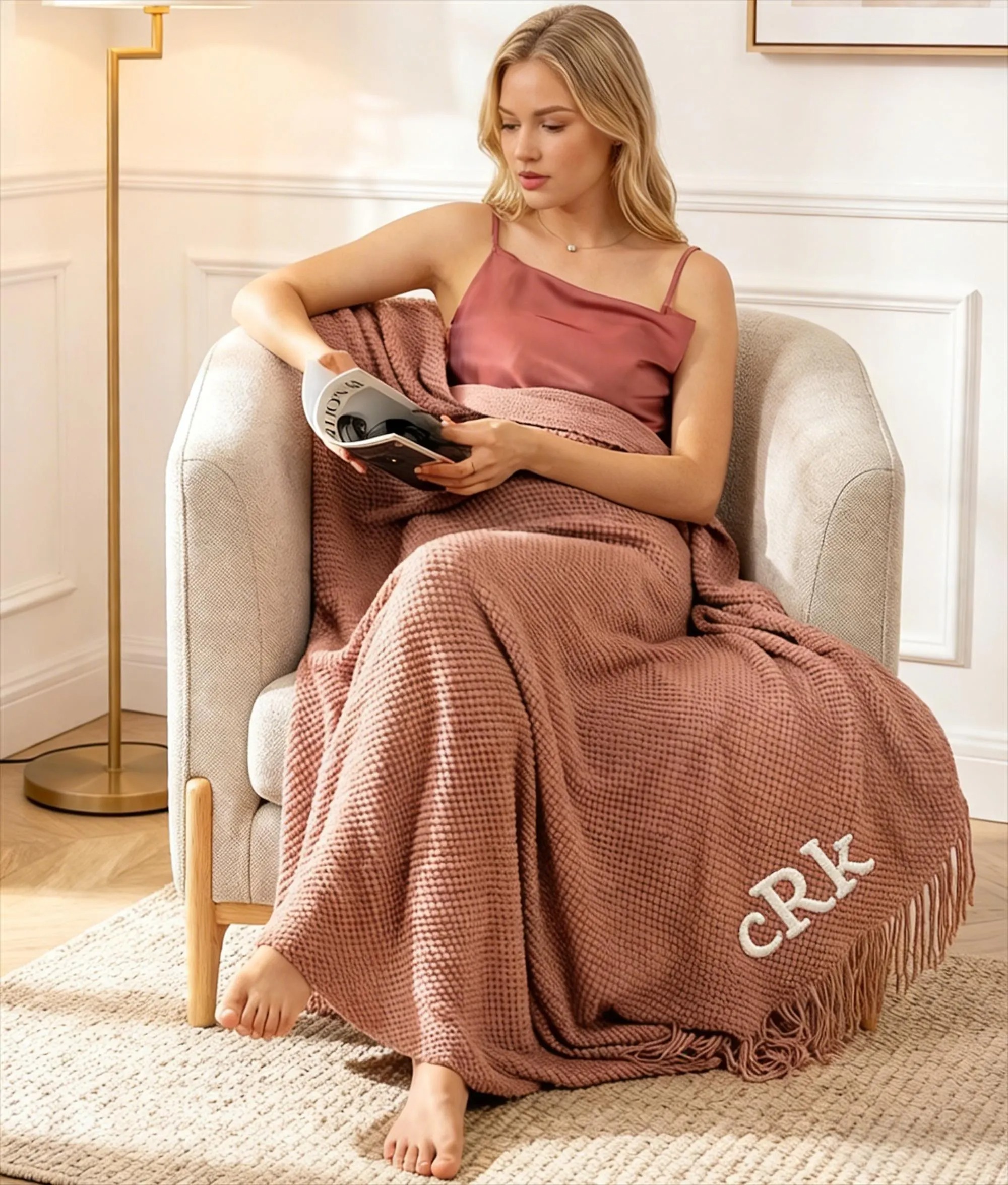 Personalized Wedding Throw Blanket, Custom Couple Gif